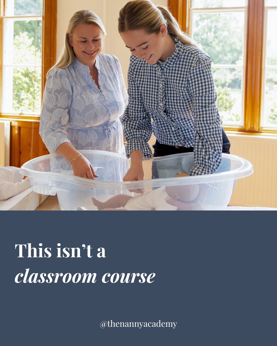 The Nanny Academy has been designed around one simple belief: if we expect our graduates to step confidently into a family home, they need to have actually practised the skills they will use every day.
For 12 weeks, our students will learn, practise,