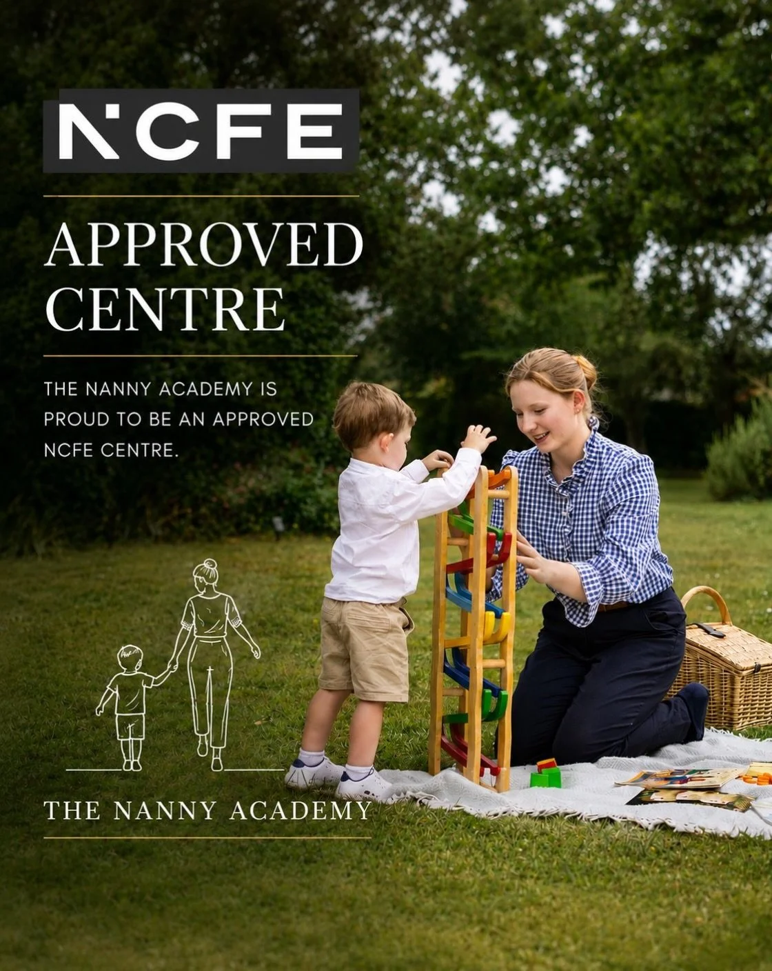 A very proud moment for The Nanny Academy. We are delighted to announce that The Nanny Academy is officially an approved NCFE centre. Our 12 week immersive residential programme offers an accredited Level 3 childcare qualification, alongside the hand