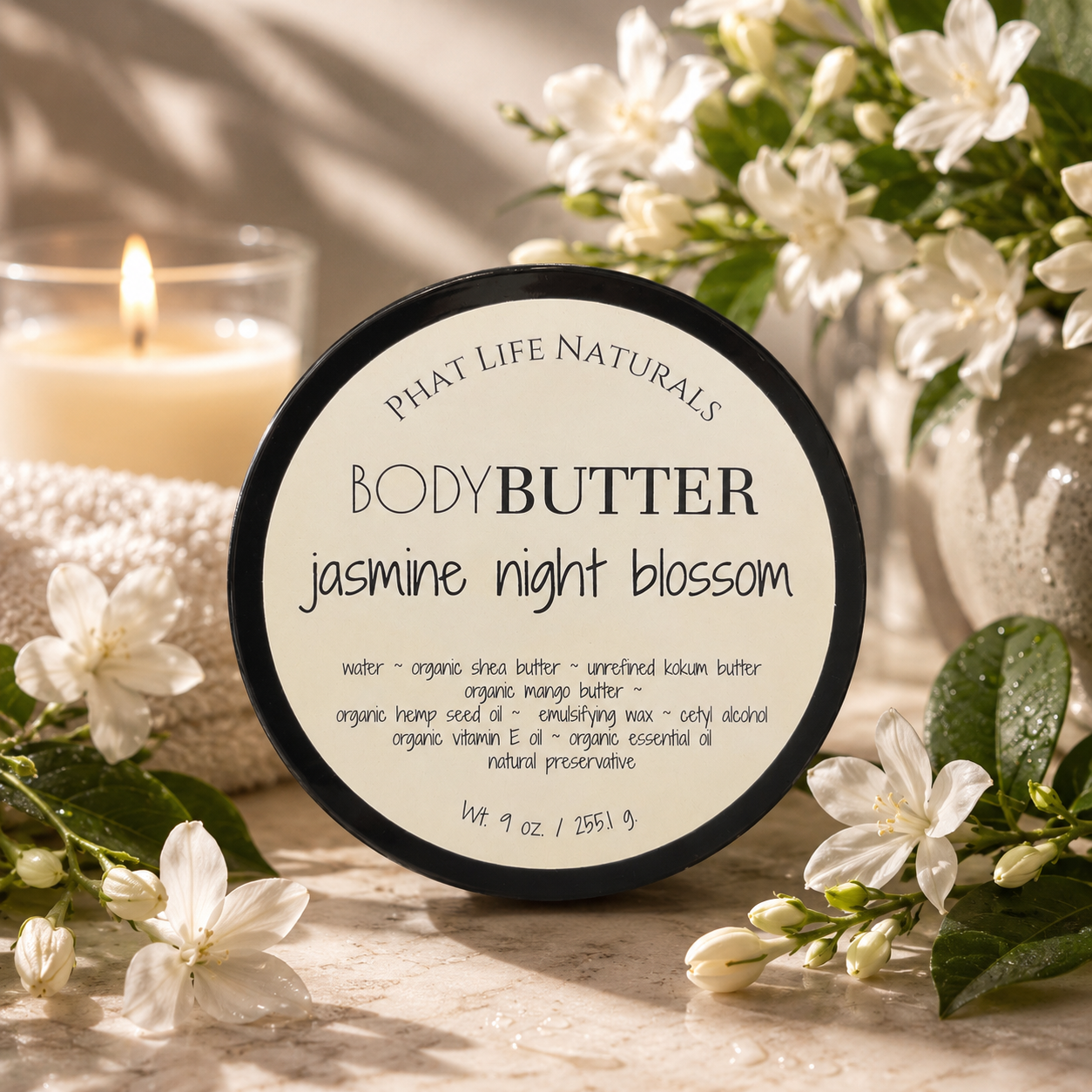 Jasmine Night Blossom Luxury Body Butter- 9 oz.