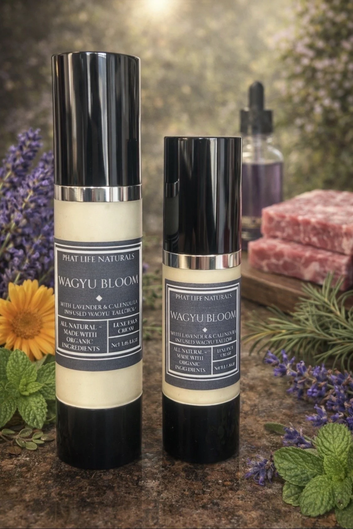 Wagyu Bloom Facial Cream - .86 oz. & 1.3 oz.