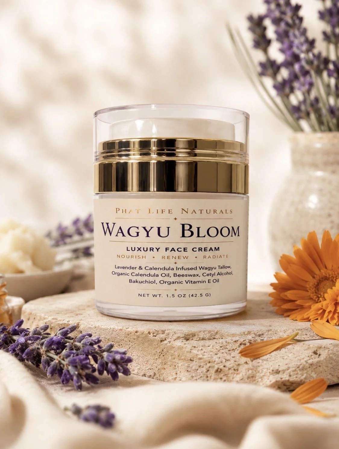 Wagyu Bloom Facial Cream - 1.5oz