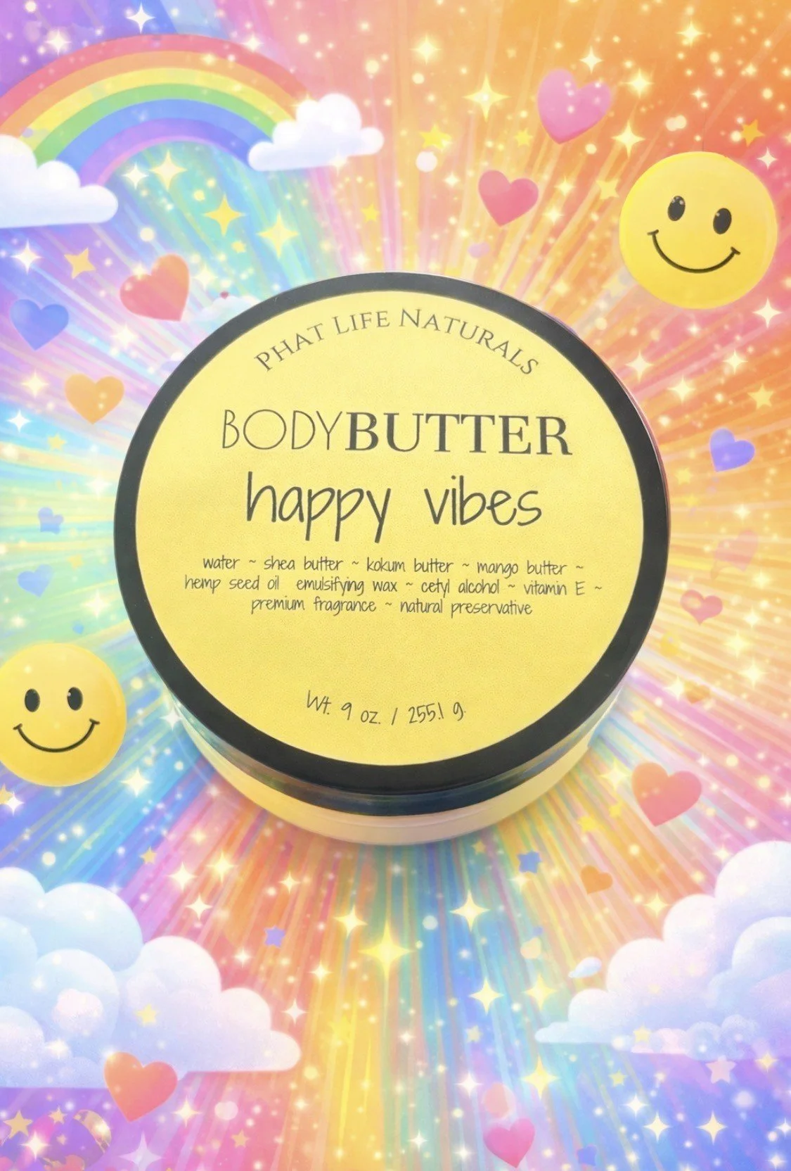 Happy Vibes Body Butter - 9 oz.