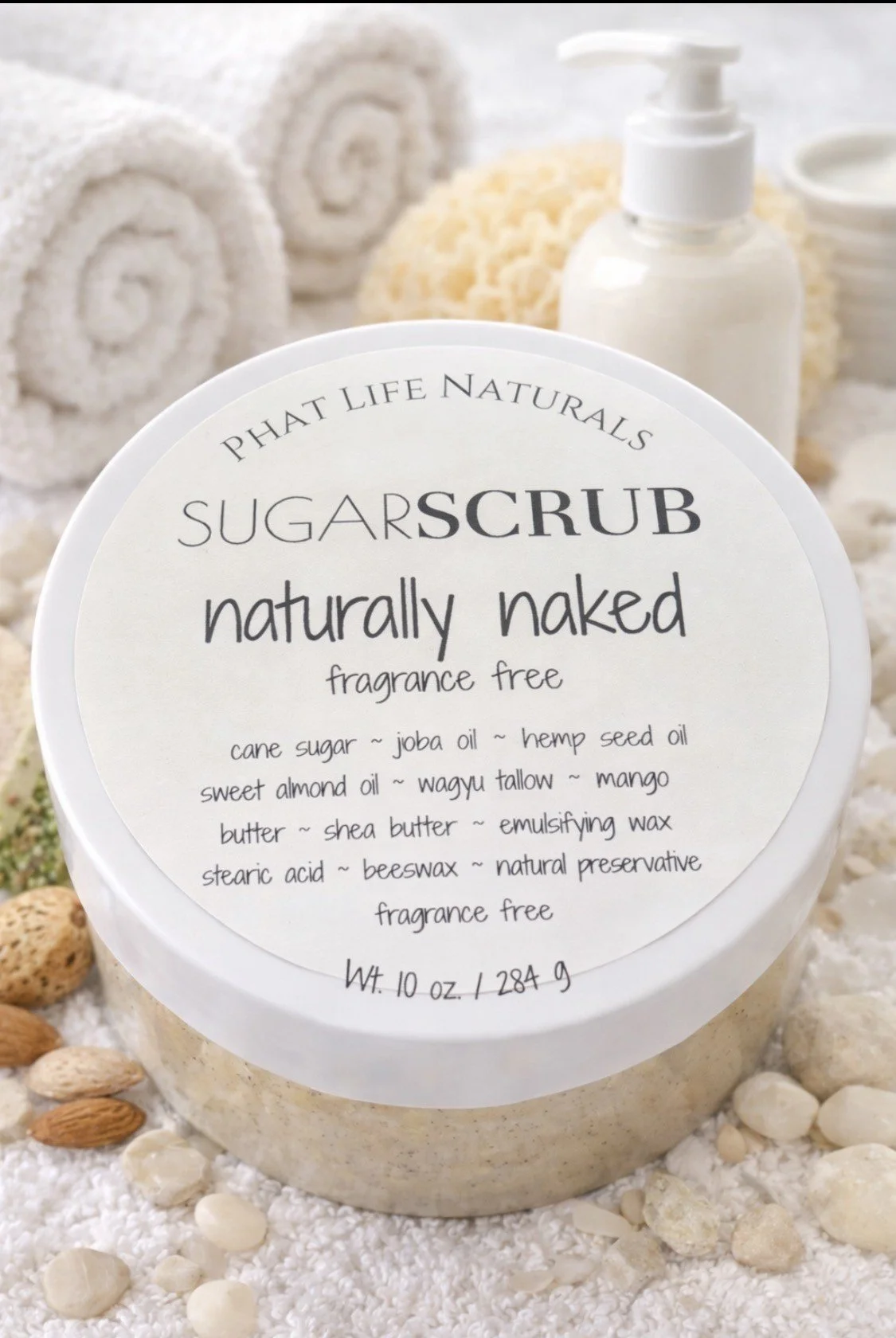 Naturally Naked Body Scrub  * Fragrance Free* - 10 oz.
