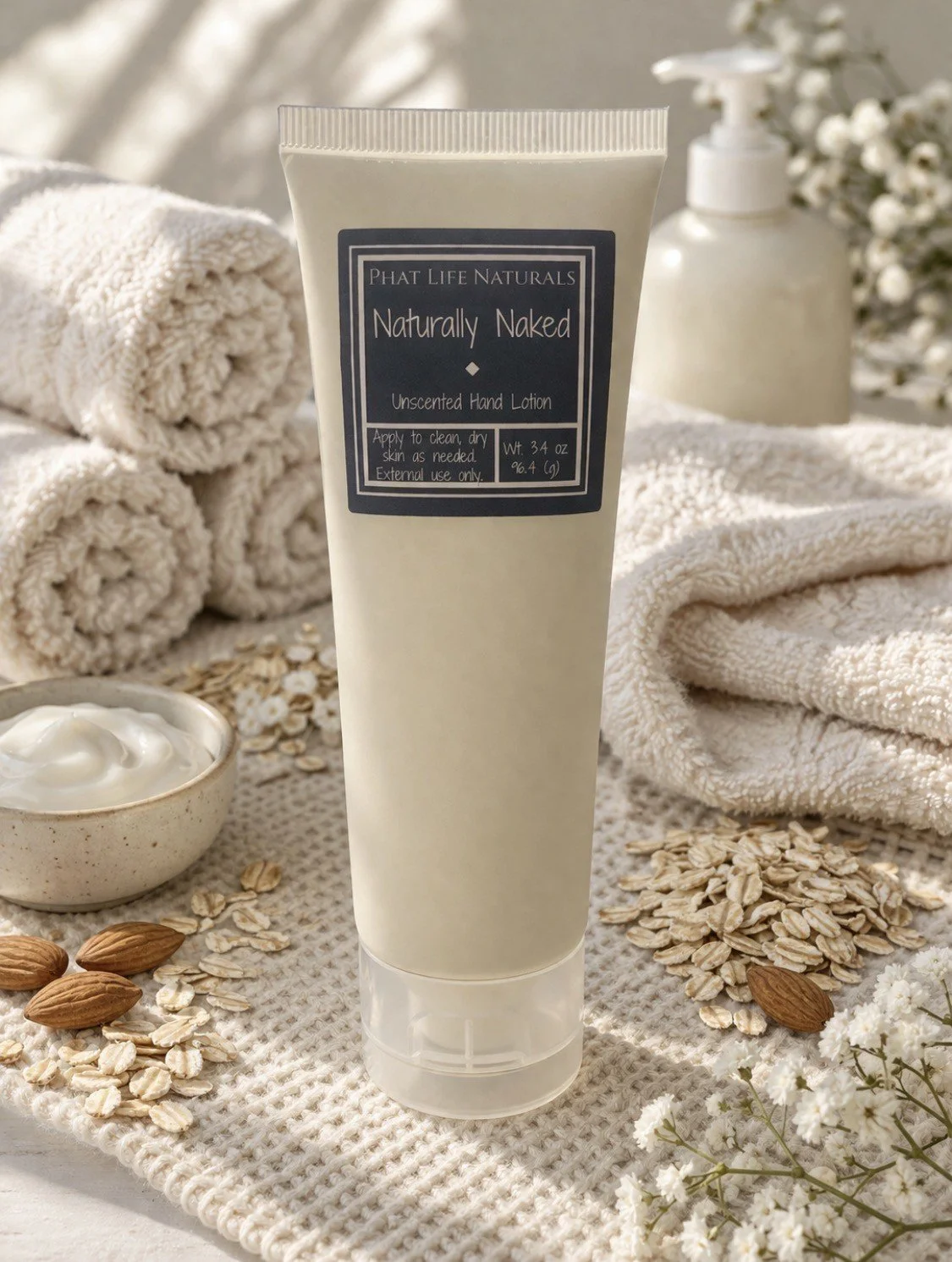 Naturally Naked Hand Lotion * Fragrance Free* - 1.7 oz. & 3.4 oz.