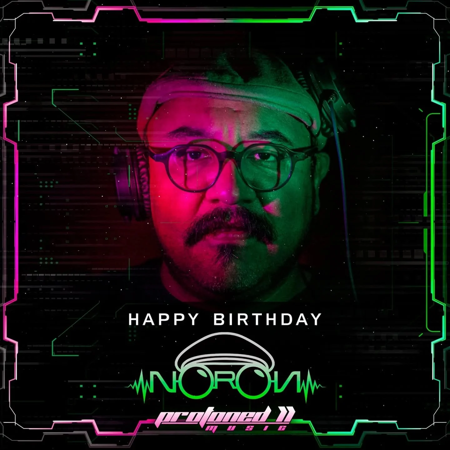 🎂🎉🎂 Happy birthday 🎂🎉🎂 to Pedro C&eacute;sar Peralta aka NoroN &mdash; a Mexican sonic explorer whose journey with Protoned Music feels like a natural state, a home where evolution is constant and expression unfolds without limits.

Through dee