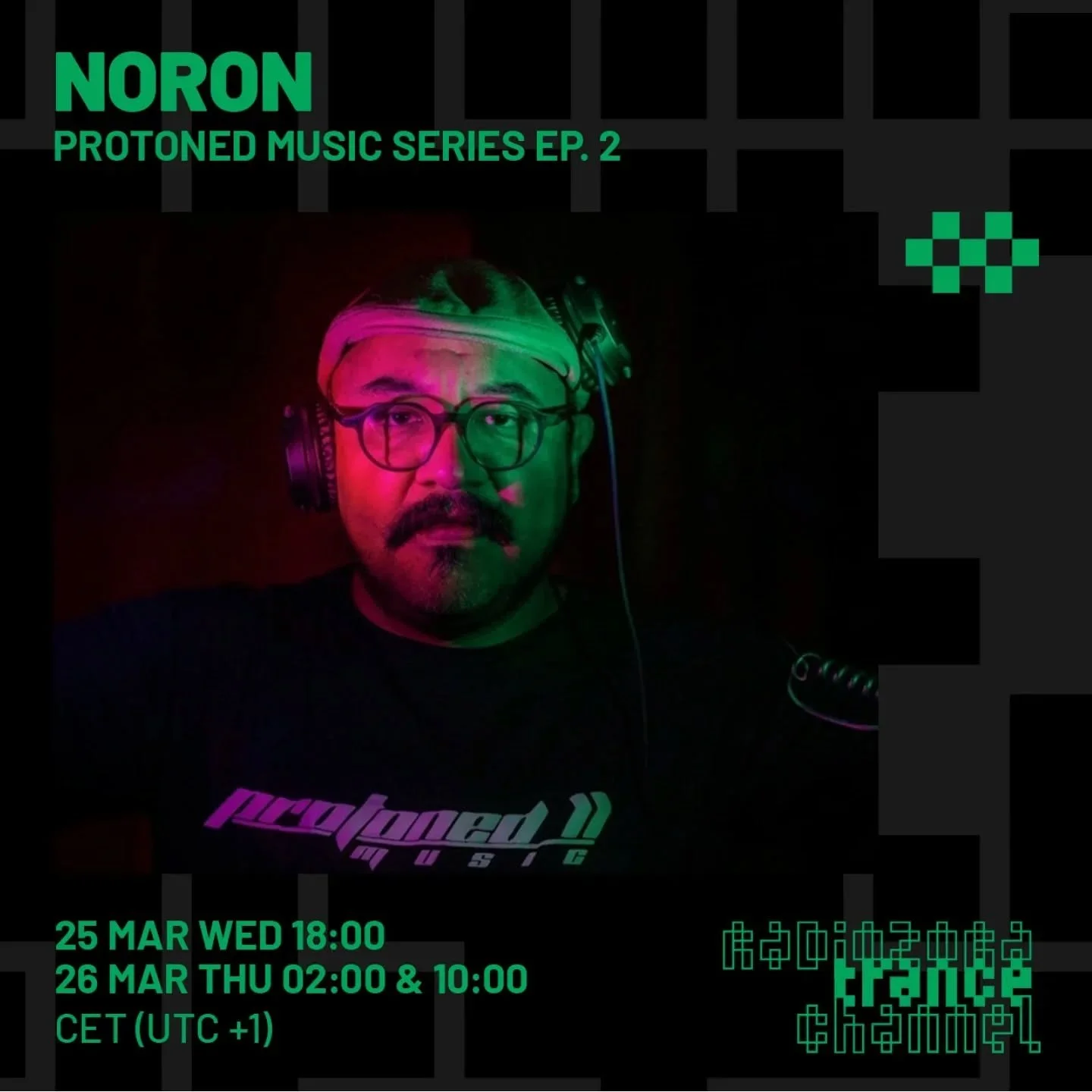 As part of the Protoned Series in collaboration with the almighty RadiOzora, Protoned proudly presents Episode No. 2 by our dearest DJ NoroN from Mexico 🇲🇽

Pedro C&eacute;sar Peralta, better known as DJ NoroN, has carefully curated a powerful and 