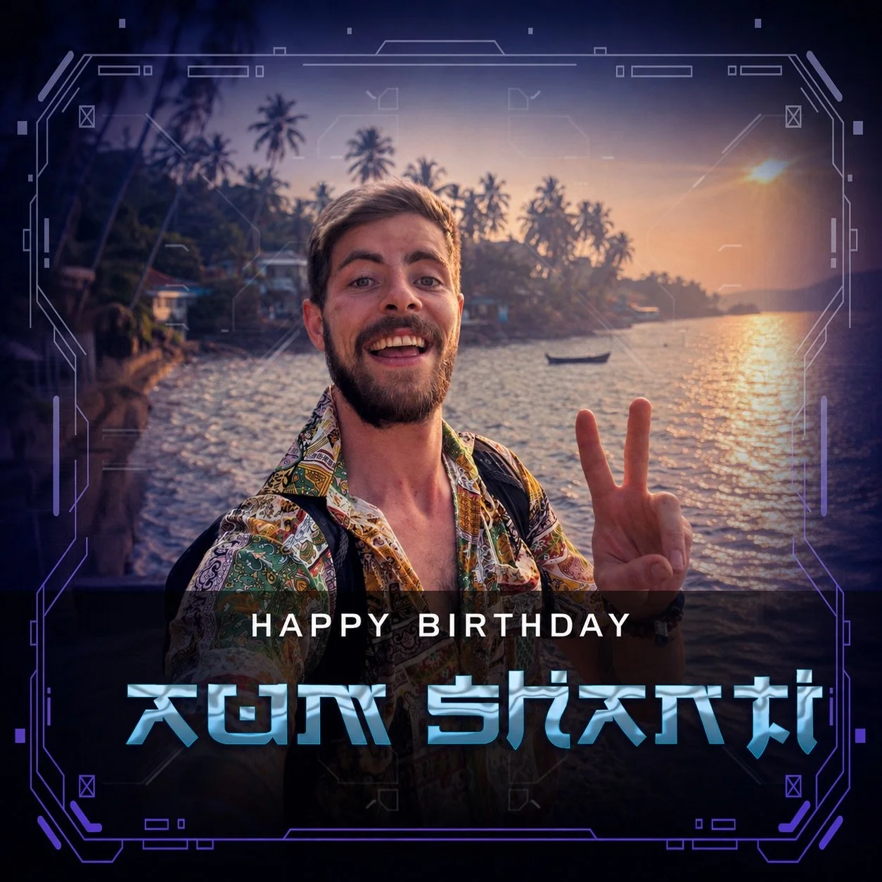 @aum_shanti_official Known everywhere for spreading joy through his music and presence. We all from the gang wish him a great day full of nice vibes, big energy, and love. We can&rsquo;t wait to see what the next year brings, as we feel, it will be a