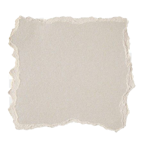 A torn piece of construction paper with rough edges and a textured surface.