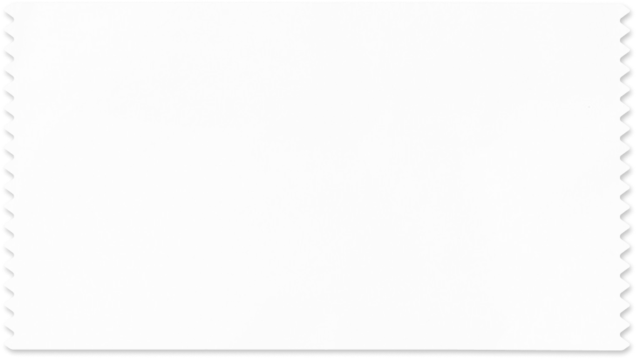 blank postage stamp with a white background and perforated edges
