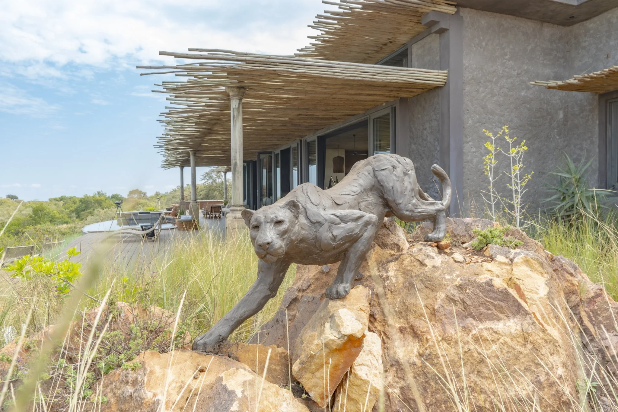 Hamish Mackie Bronze Sculpture at Wild Hill Maasai Mara