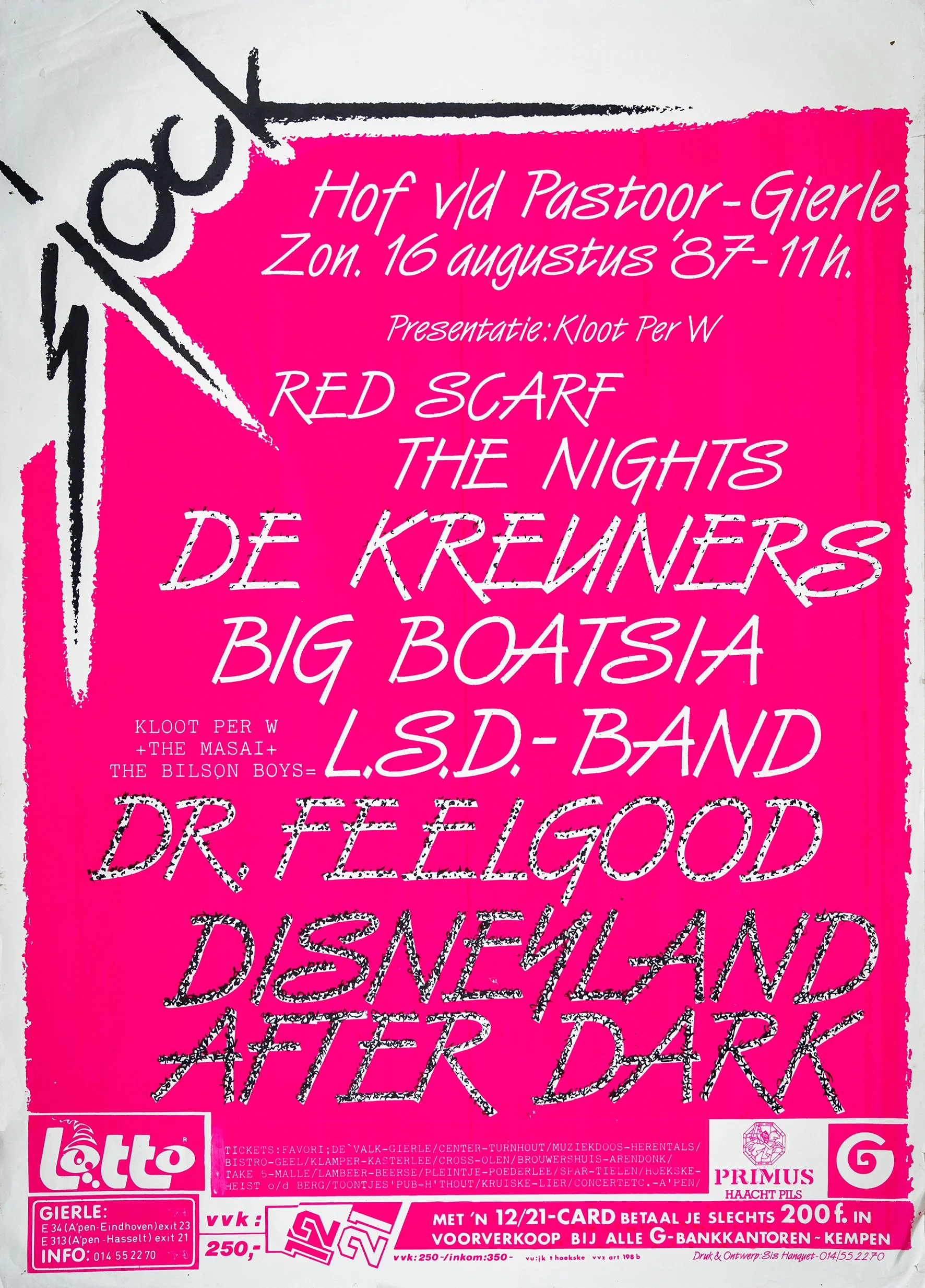 Poster Sjock Festival 1987, Gierle