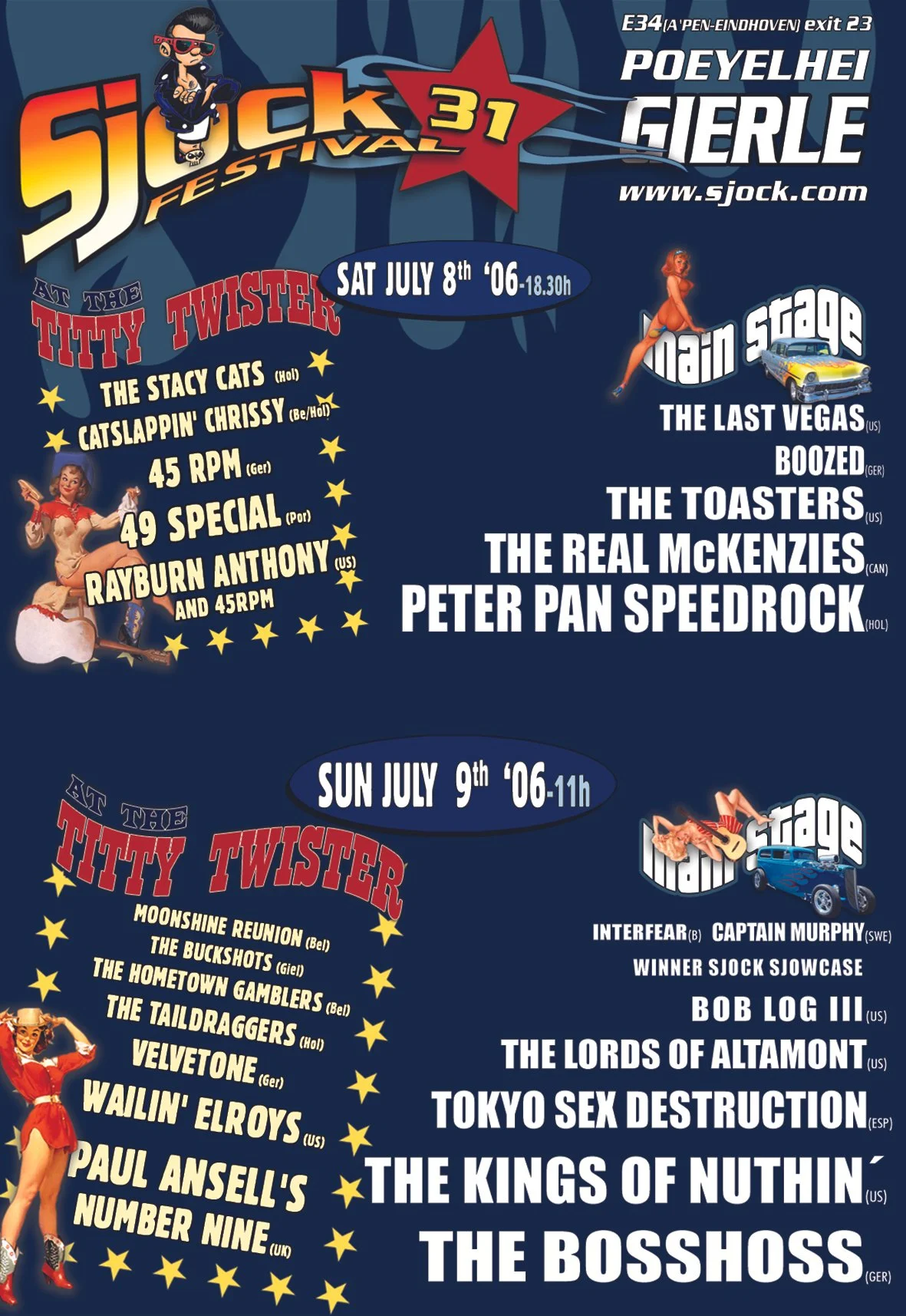 Poster Sjock Festival 2006, Gierle