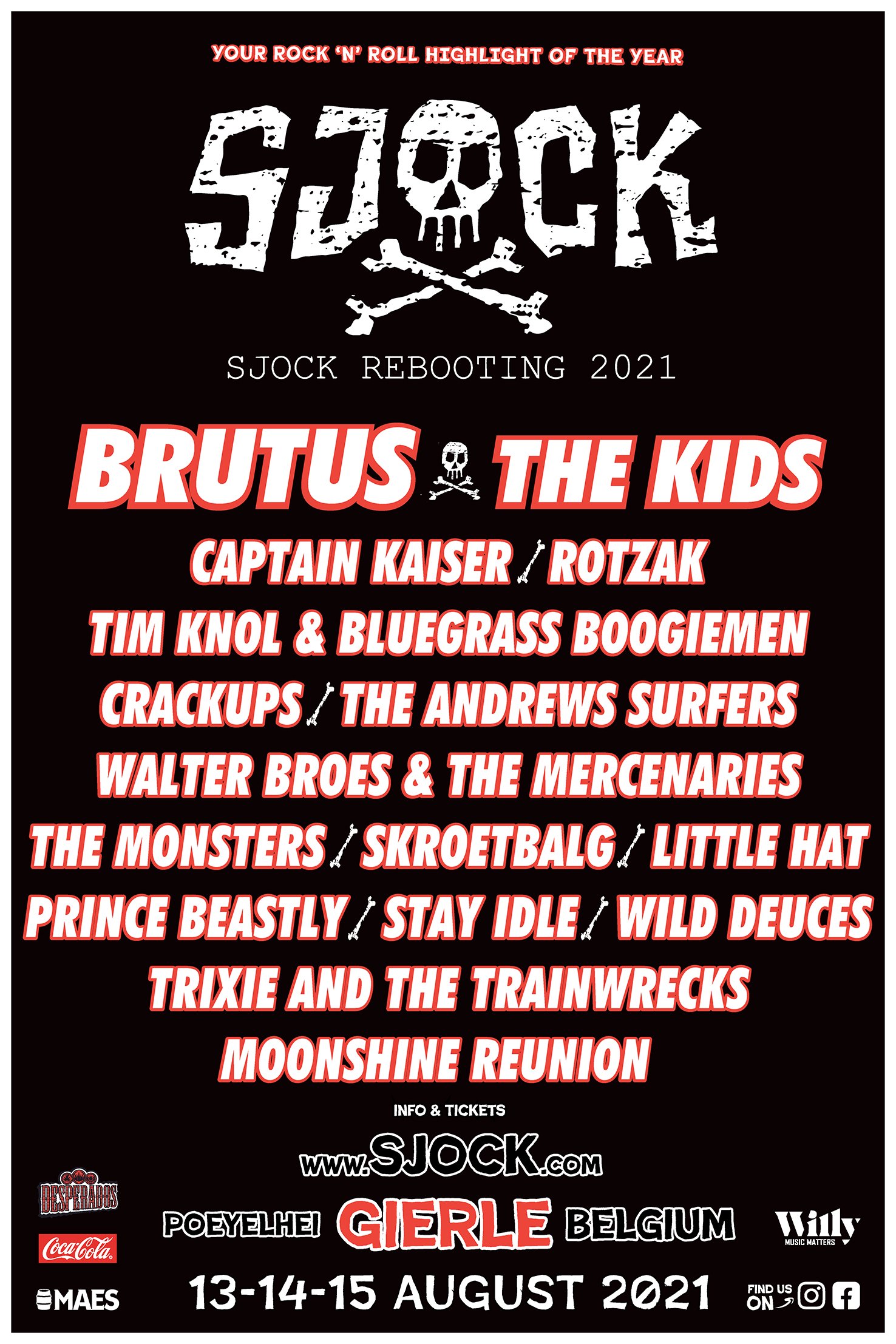 Poster Sjock Festival 2021, Gierle