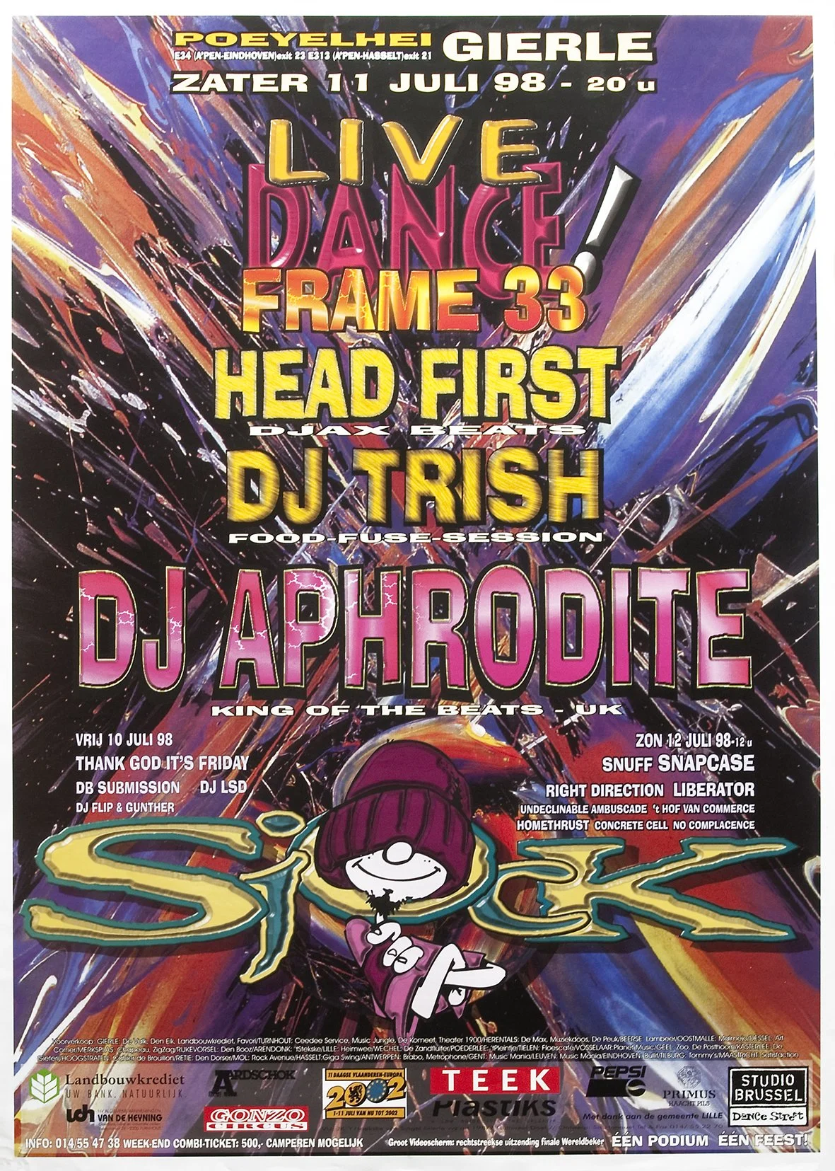 Poster Sjock Festival 1999, Gierle