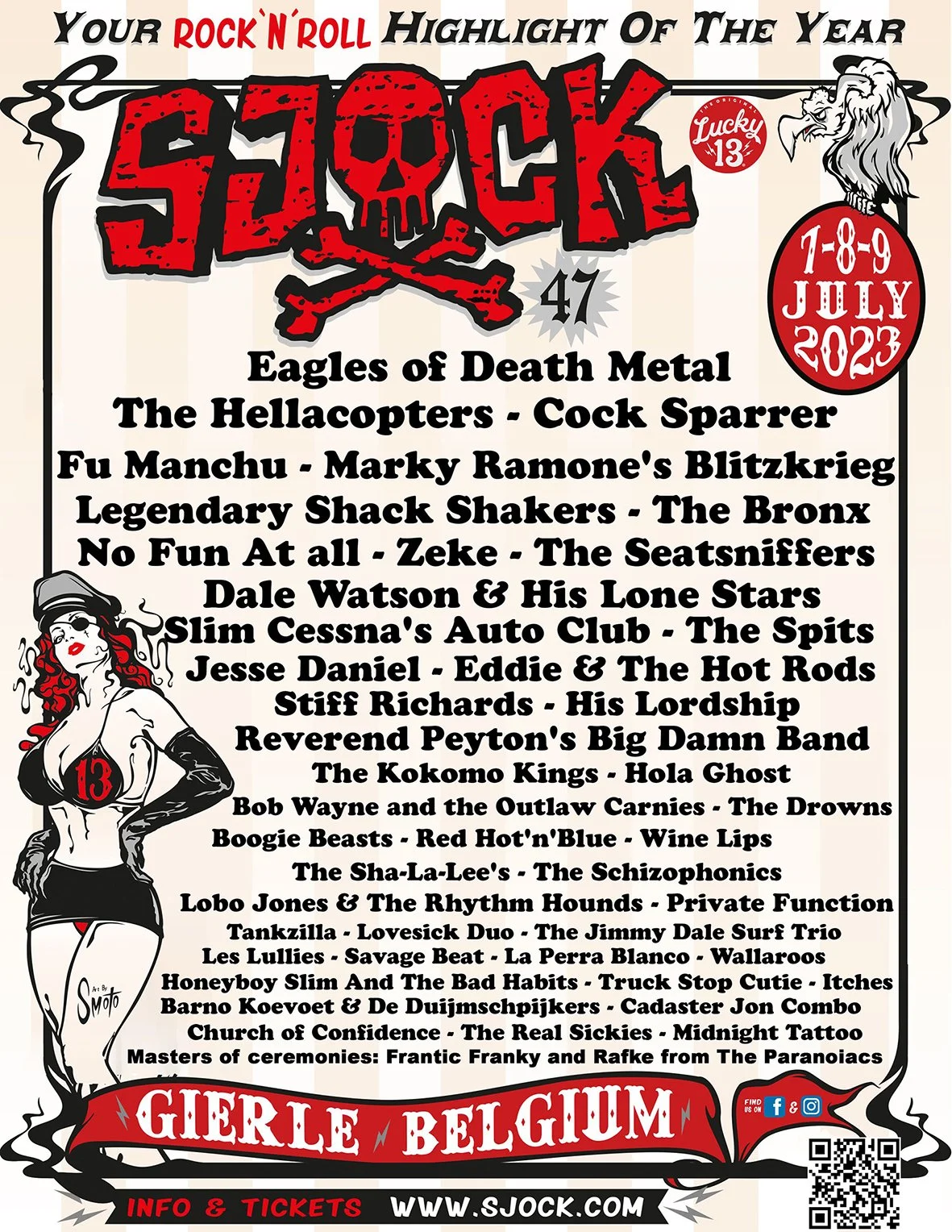 Poster Sjock Festival 2023, Gierle