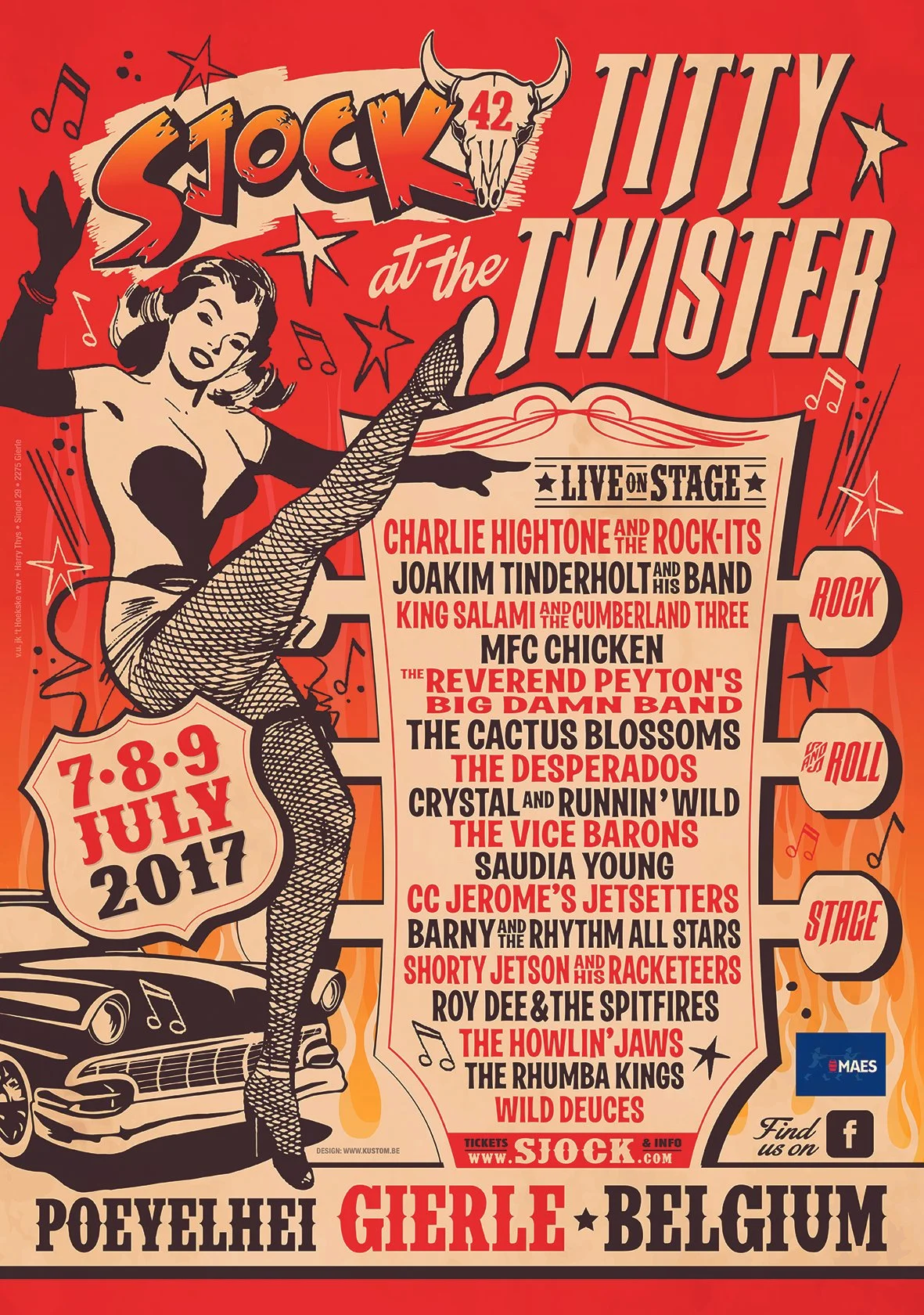 Poster Sjock Festival 2017, Gierle