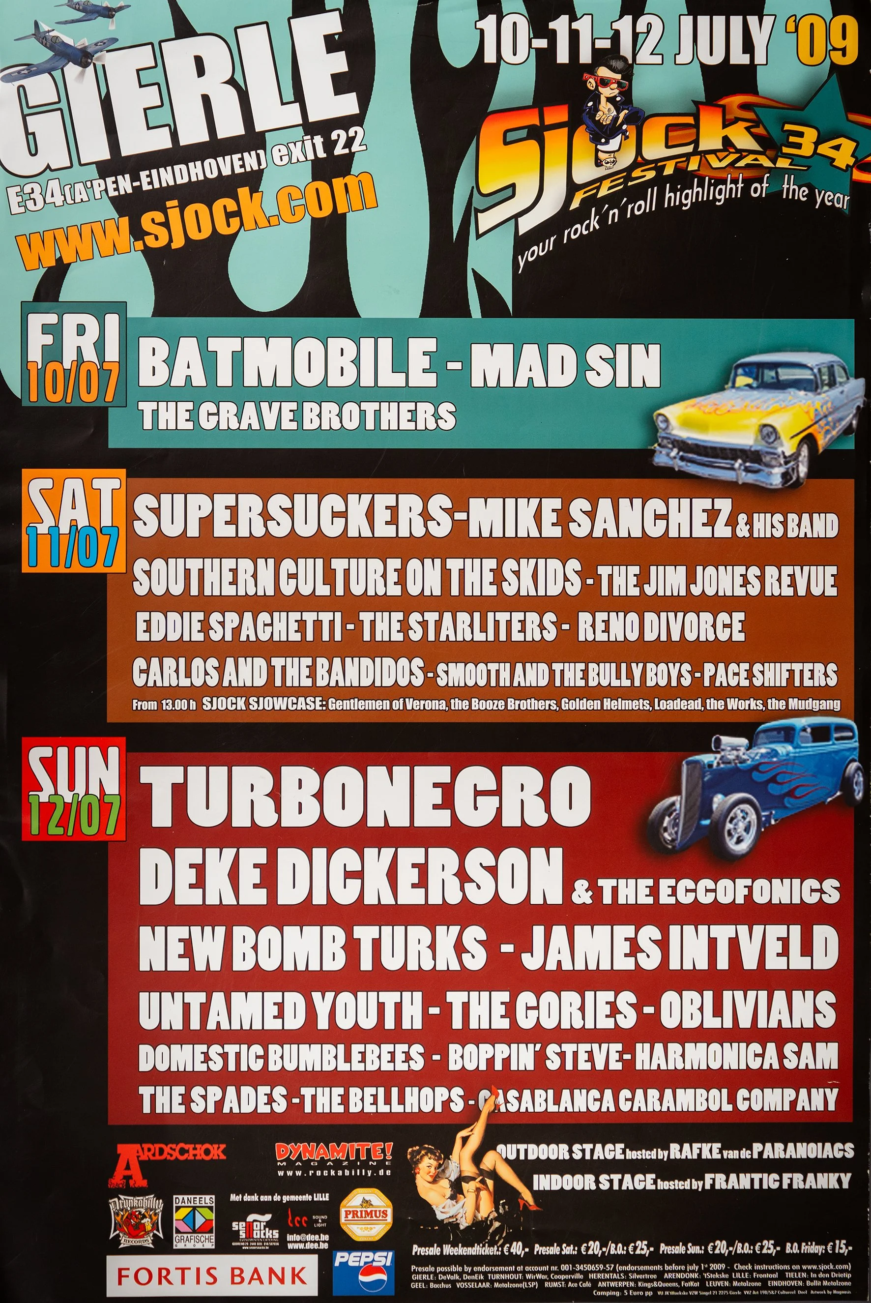 Poster Sjock Festival 2009, Gierle