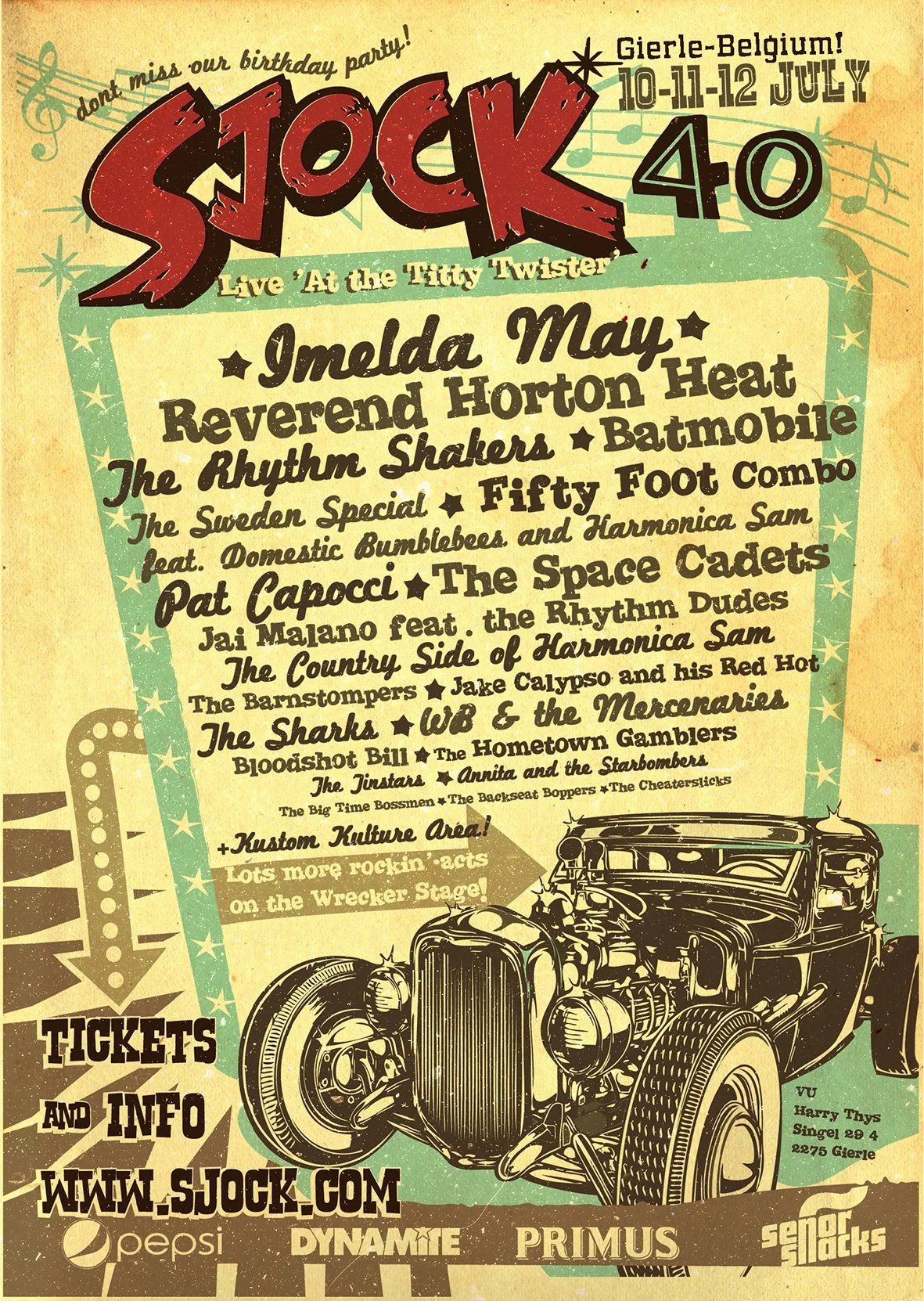 Poster Sjock Festival 2015, Gierle