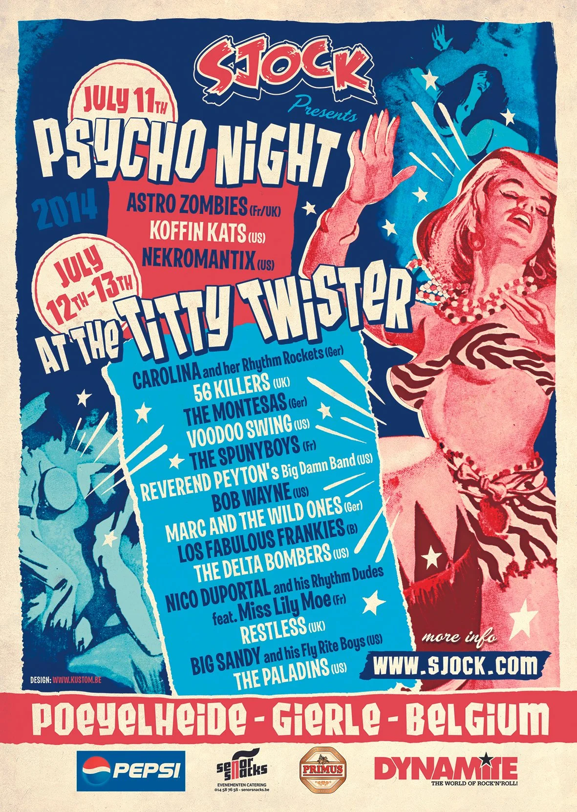 Poster Sjock Festival 2014, Gierle