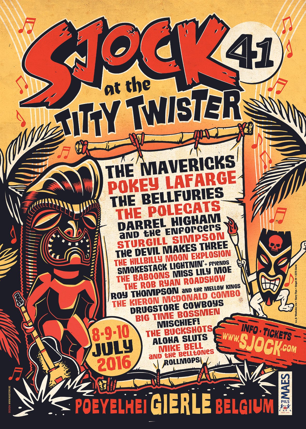 Poster Sjock Festival 2016, Gierle