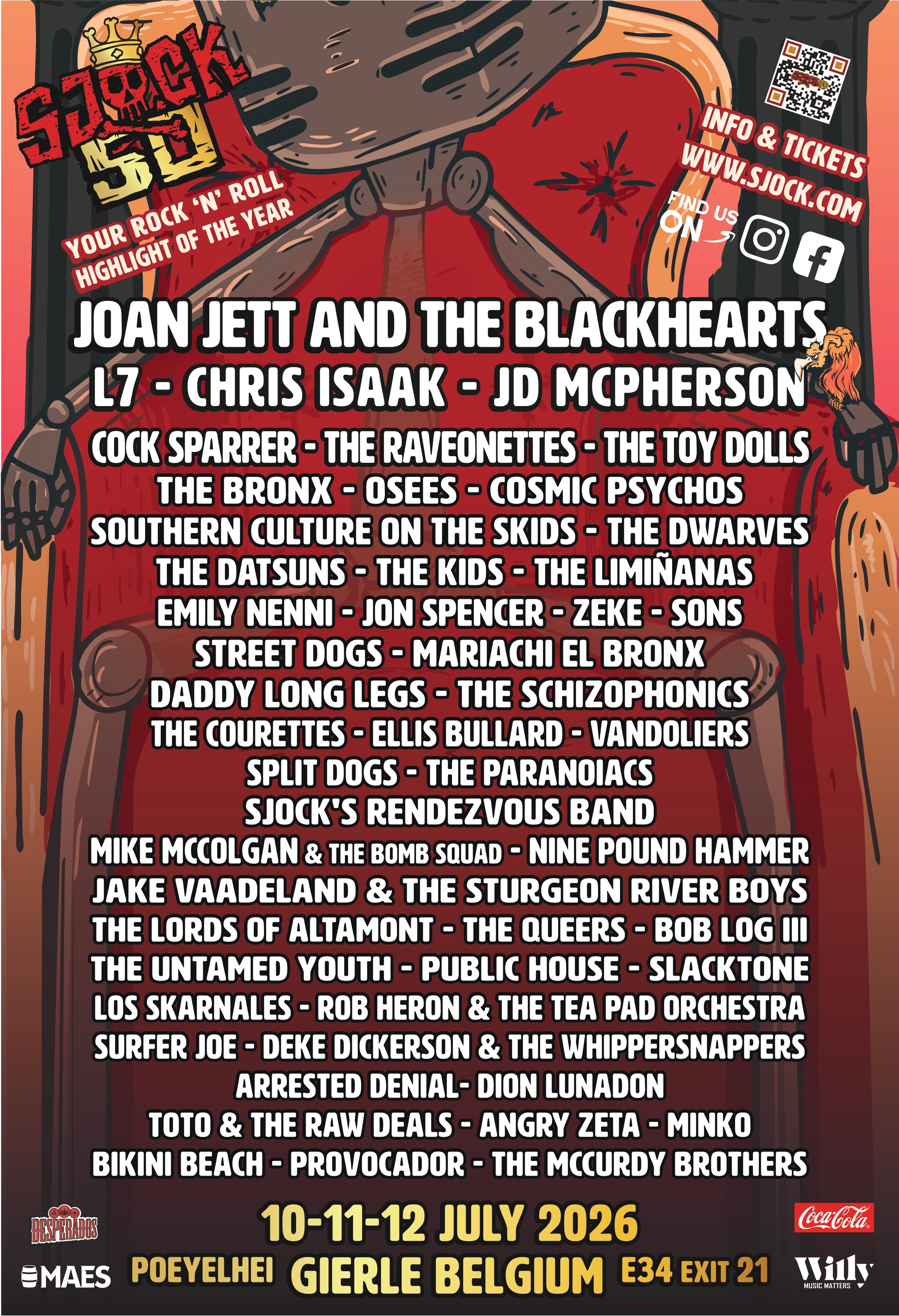 Poster Sjock Festival 2026, Gierle