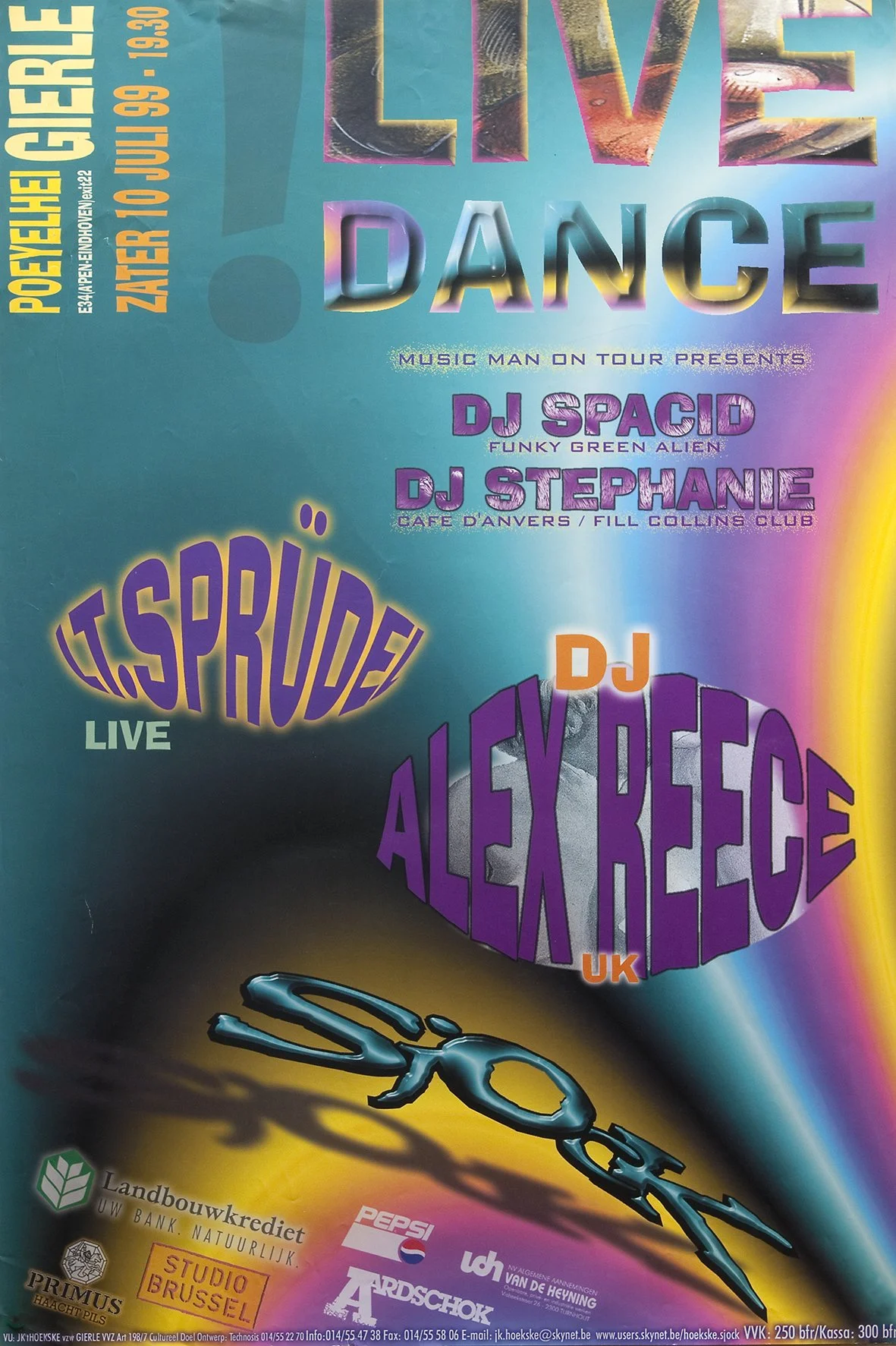 Poster Sjock Festival 1999, Gierle