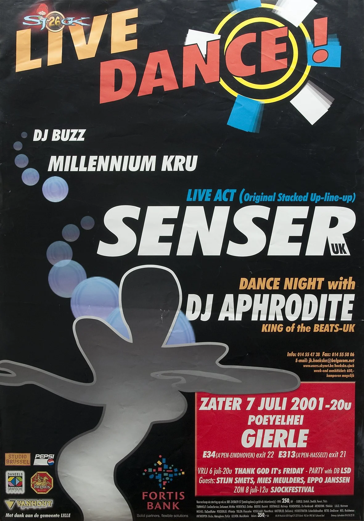 Poster Sjock Festival 2001, Gierle