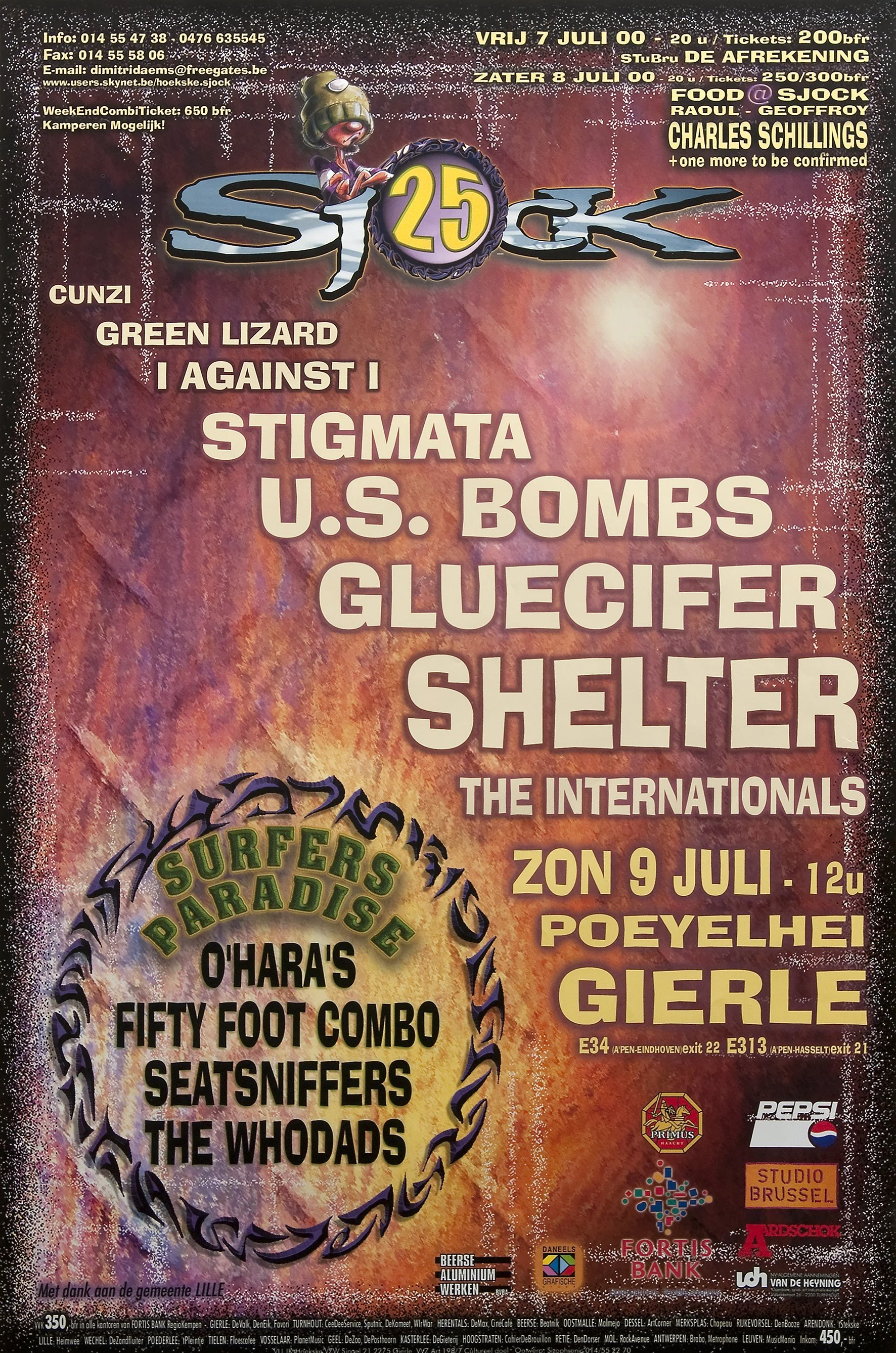 Poster Sjock Festival 2000, Gierle