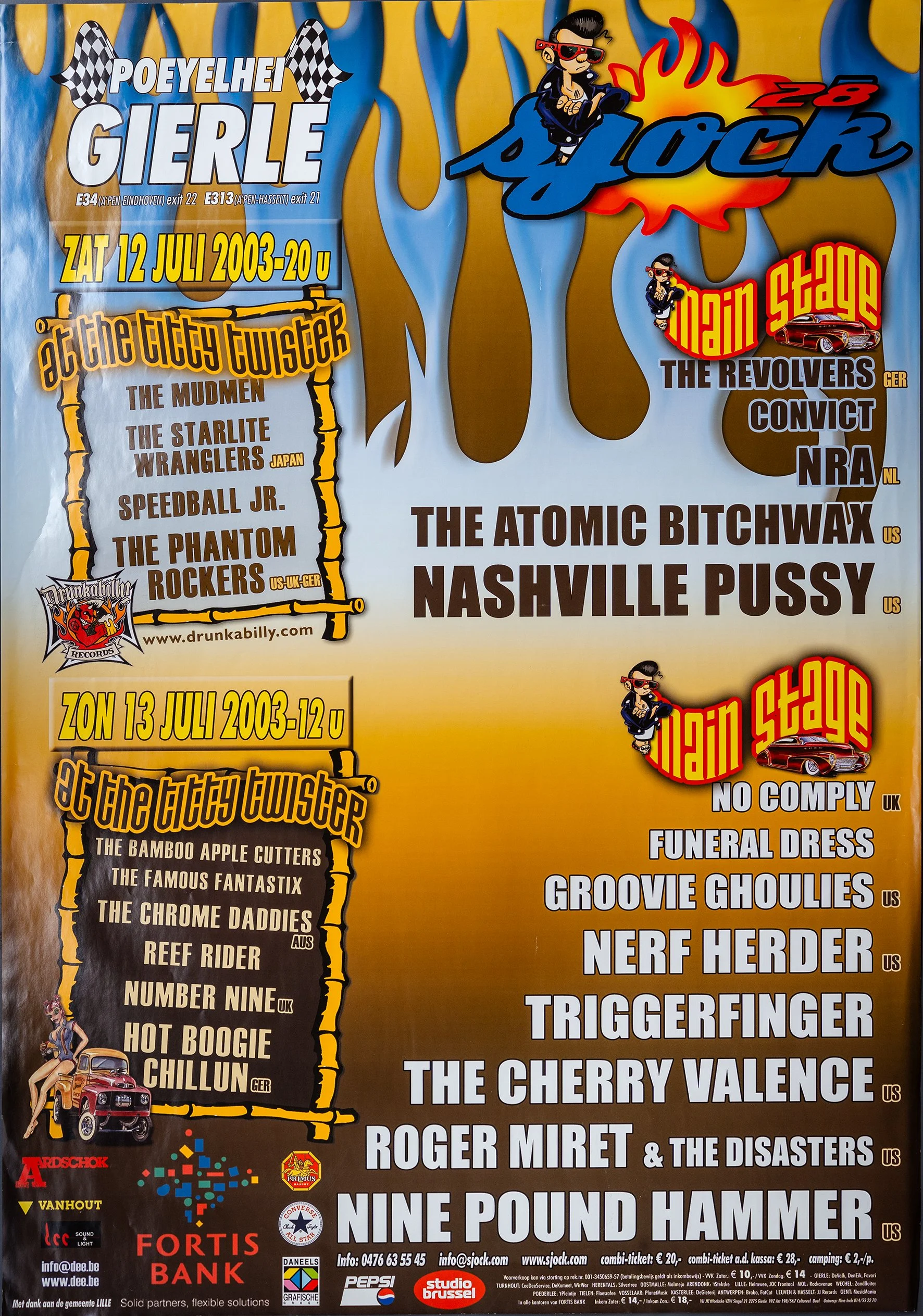 Poster Sjock Festival 2003, Gierle