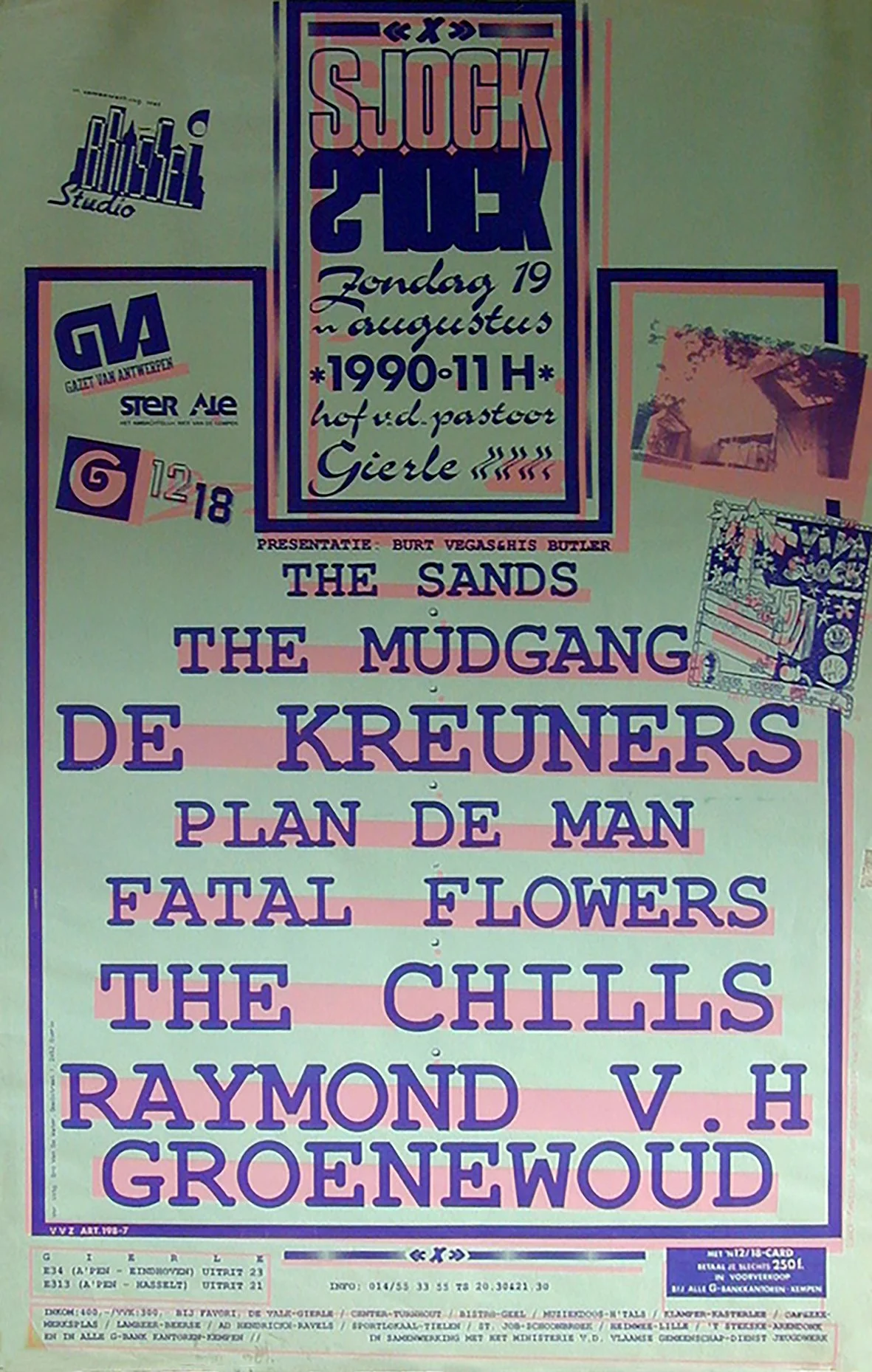 Poster Sjock Festival 1990, Gierle