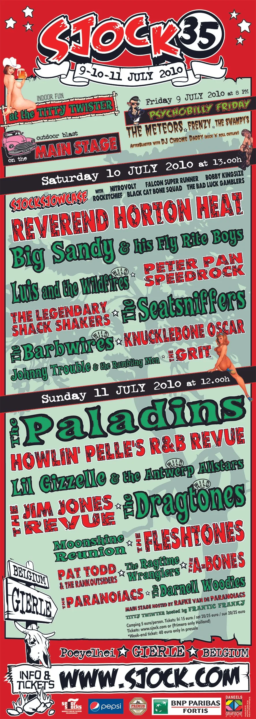 Poster Sjock Festival 2010, Gierle