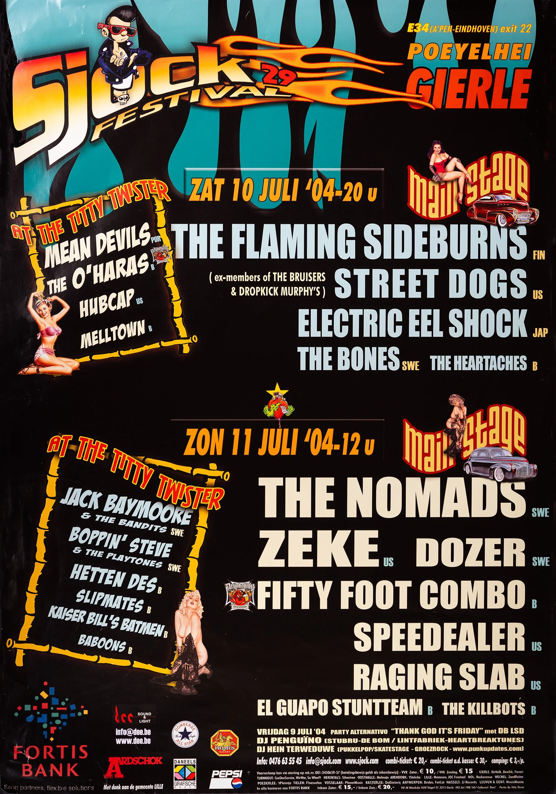 Poster Sjock Festival 2004, Gierle