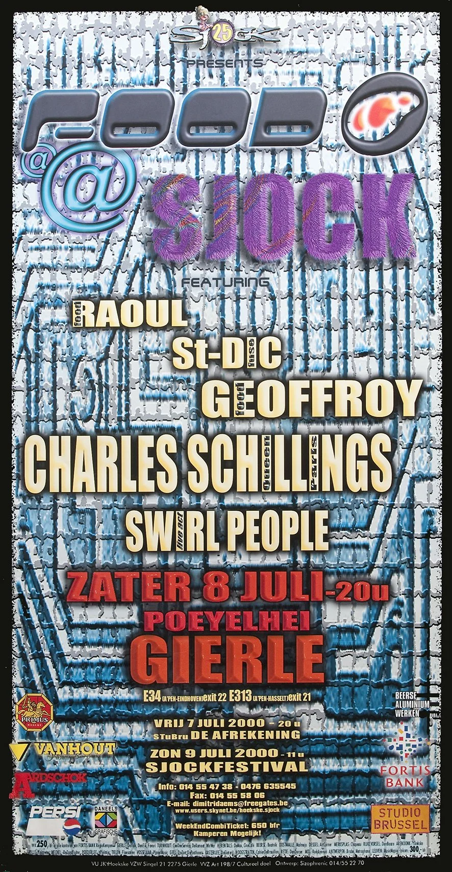 Poster for Sjock Festival 2000, Gierle