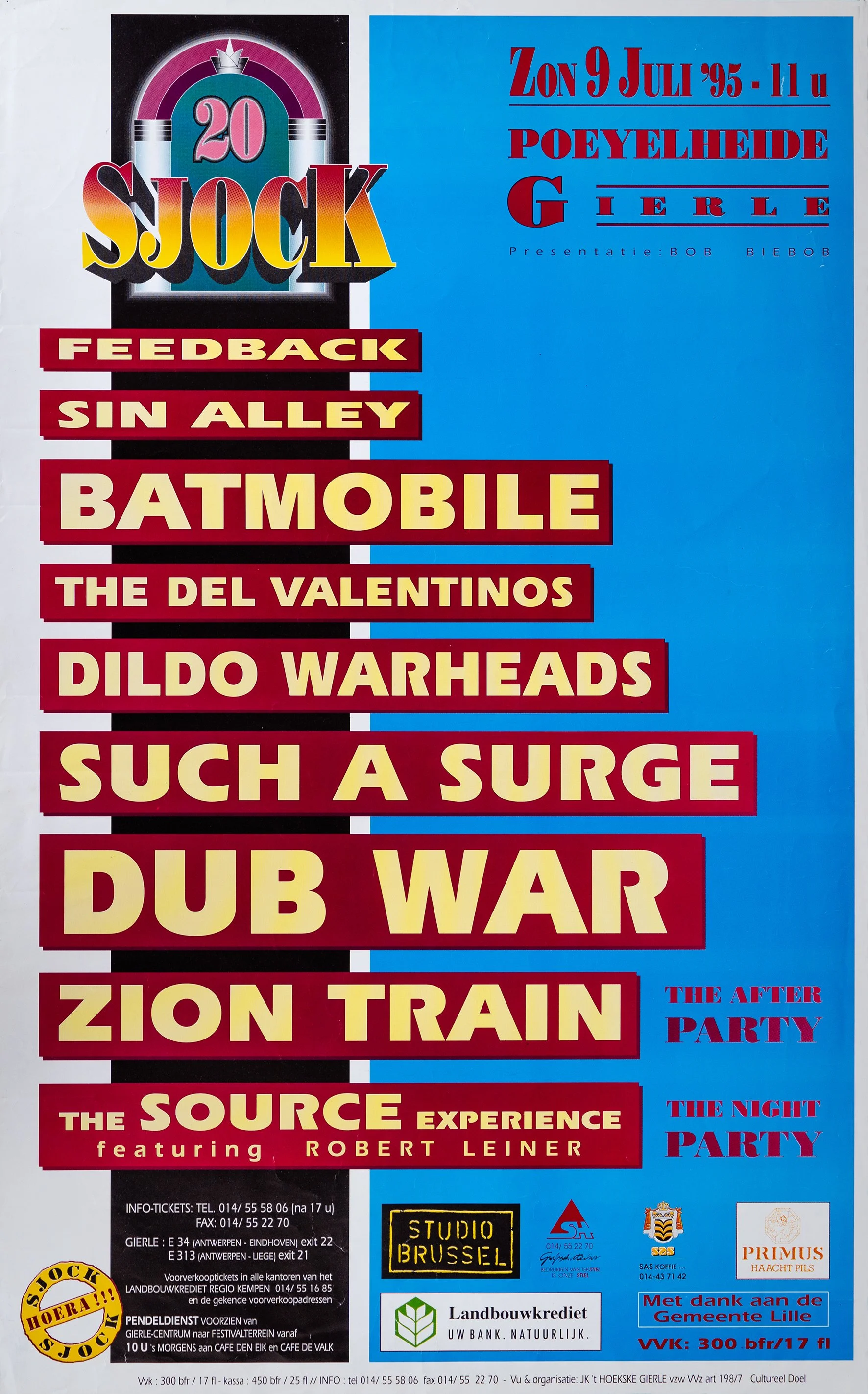 Poster Sjock Festival 1995, Gierle
