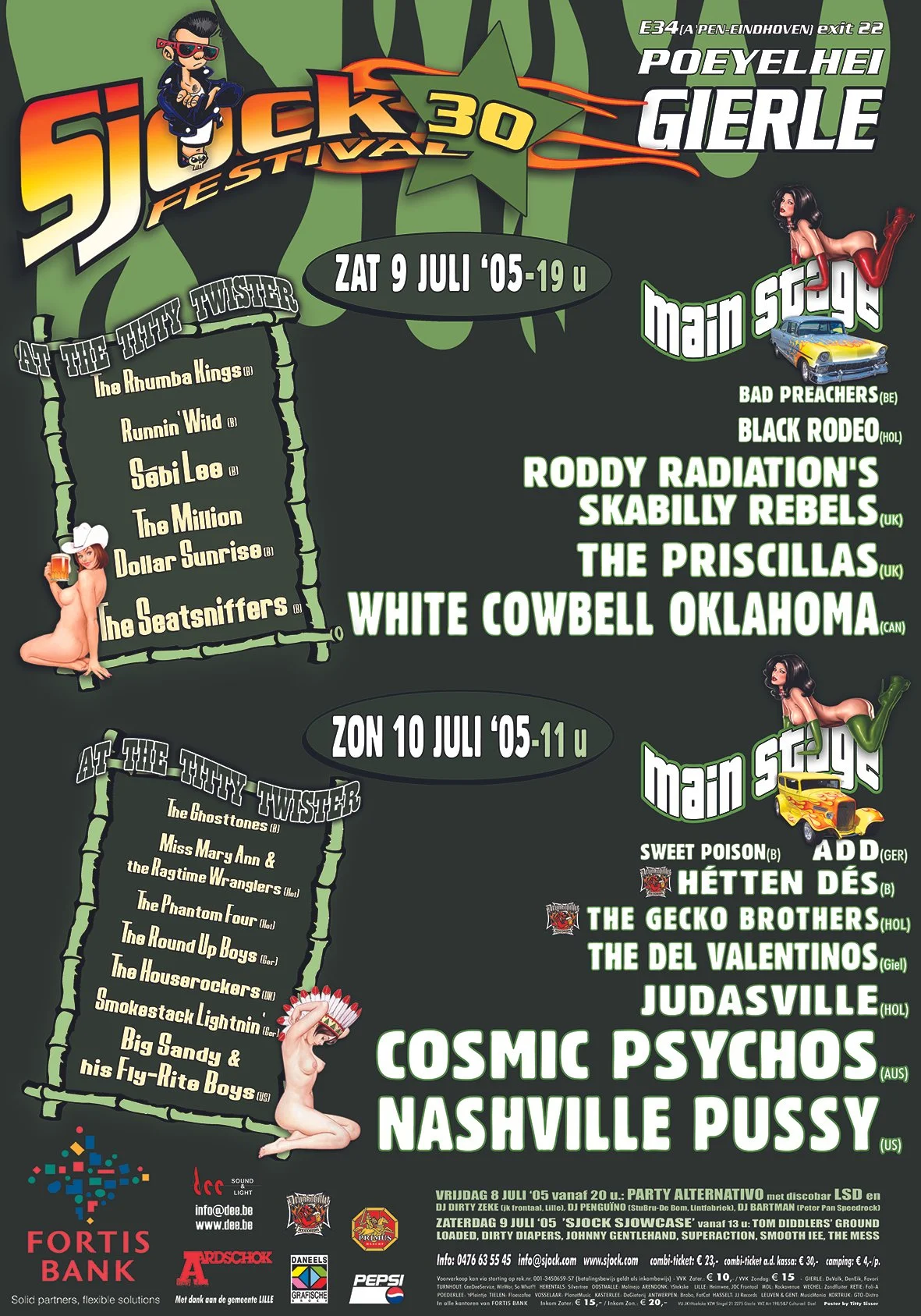 Poster Sjock Festival 2005, Gierle