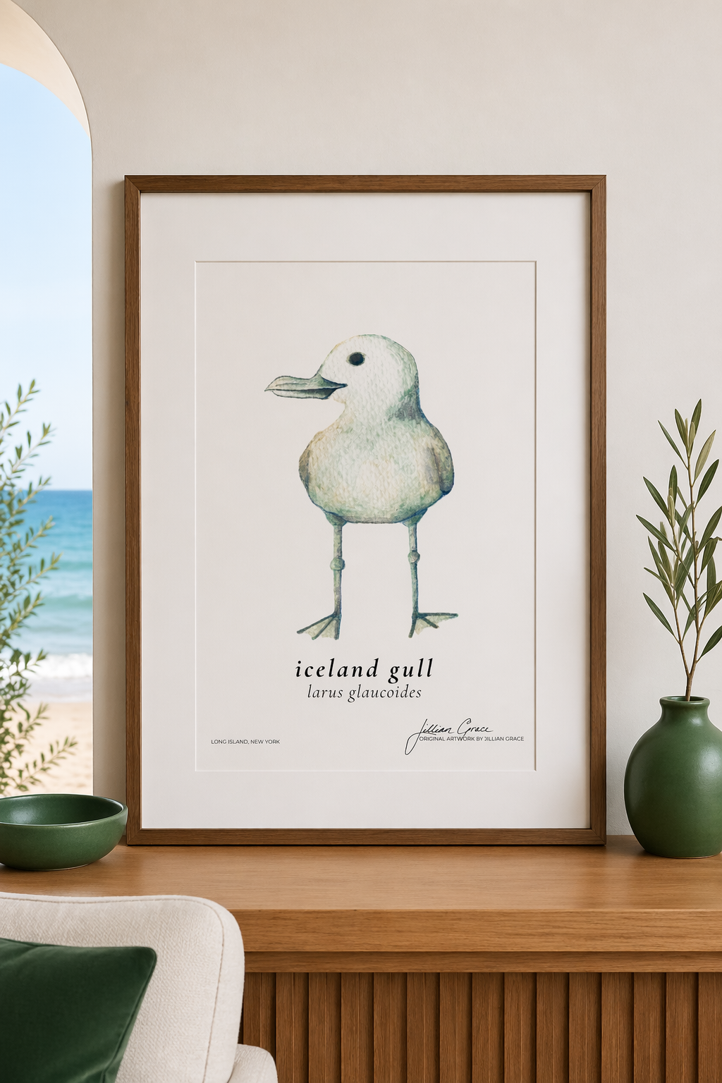 Iceland_Gull_11x14_Framed_Mockup.png