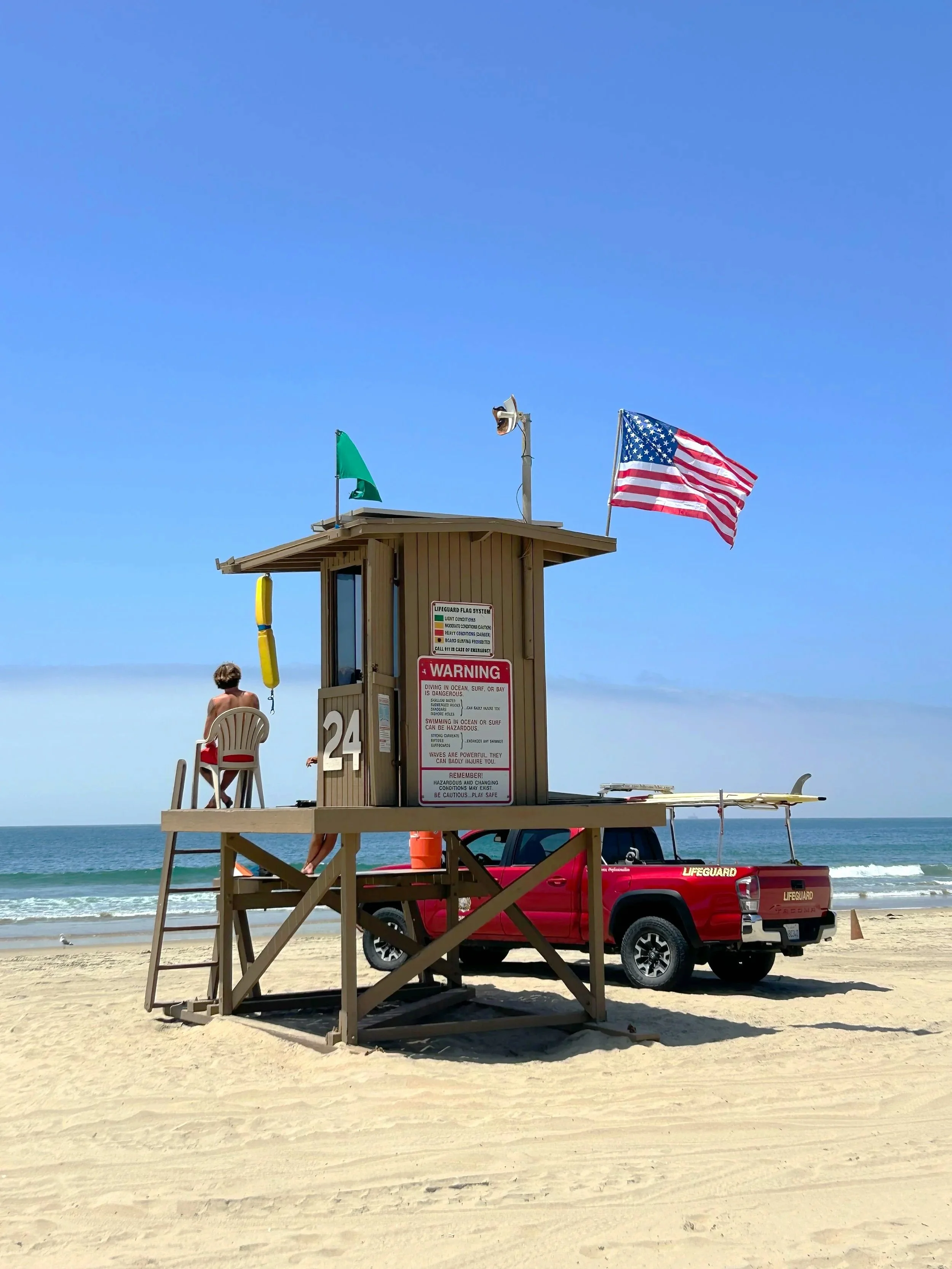 Newport lifeguards on duty