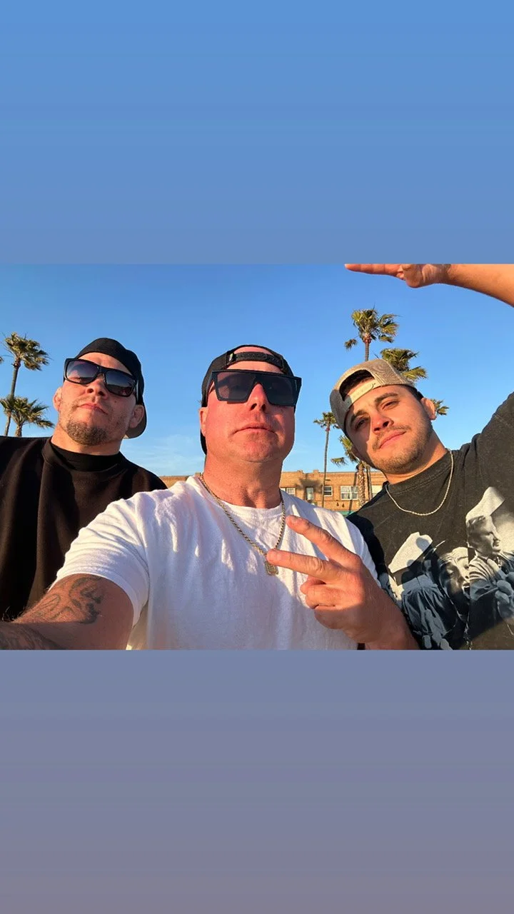 Boys on the beach in Newport