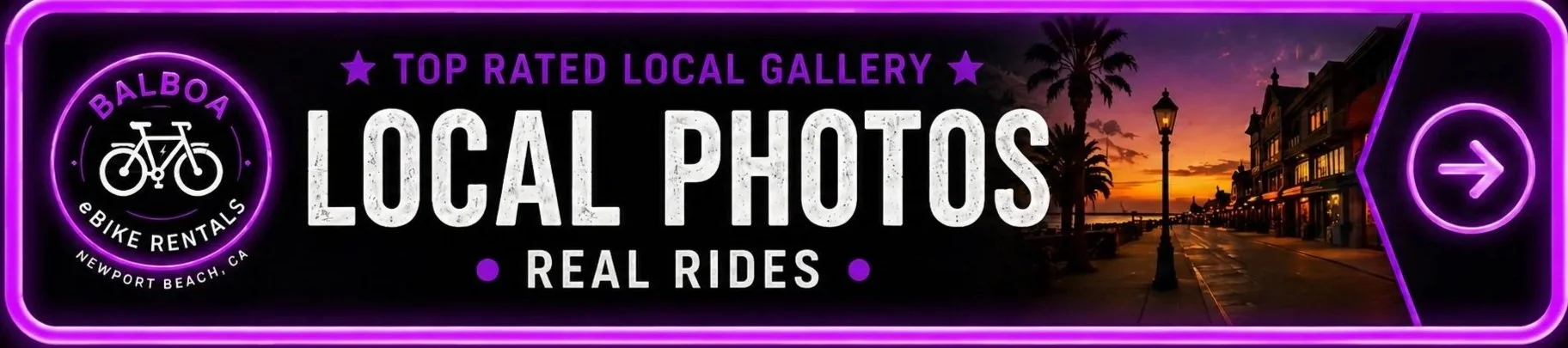Real Local Newport Beach eBike rides and photos