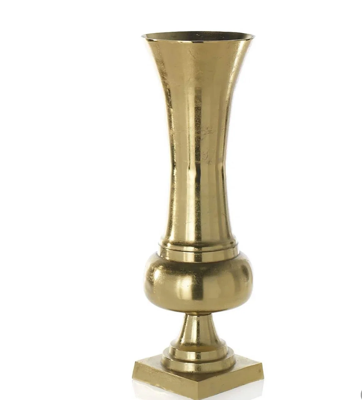 Gold Trumpet Vase