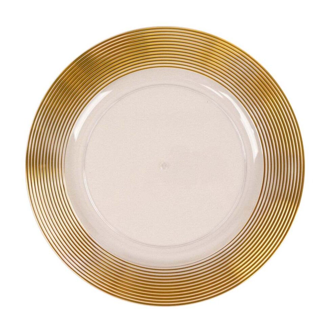 Gold Rimmed Elegant Charger Plates
