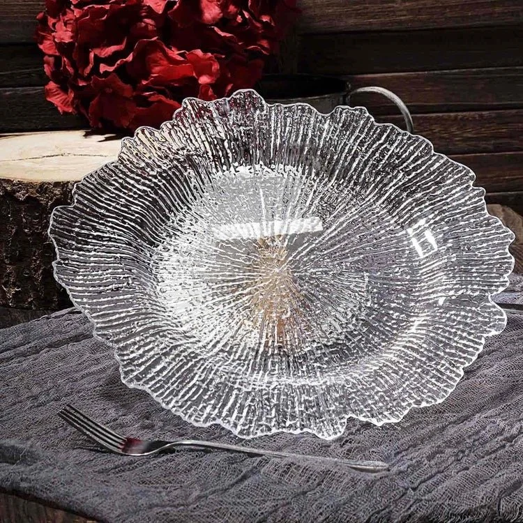 Elegant Acrylic Reef  Charger Plates