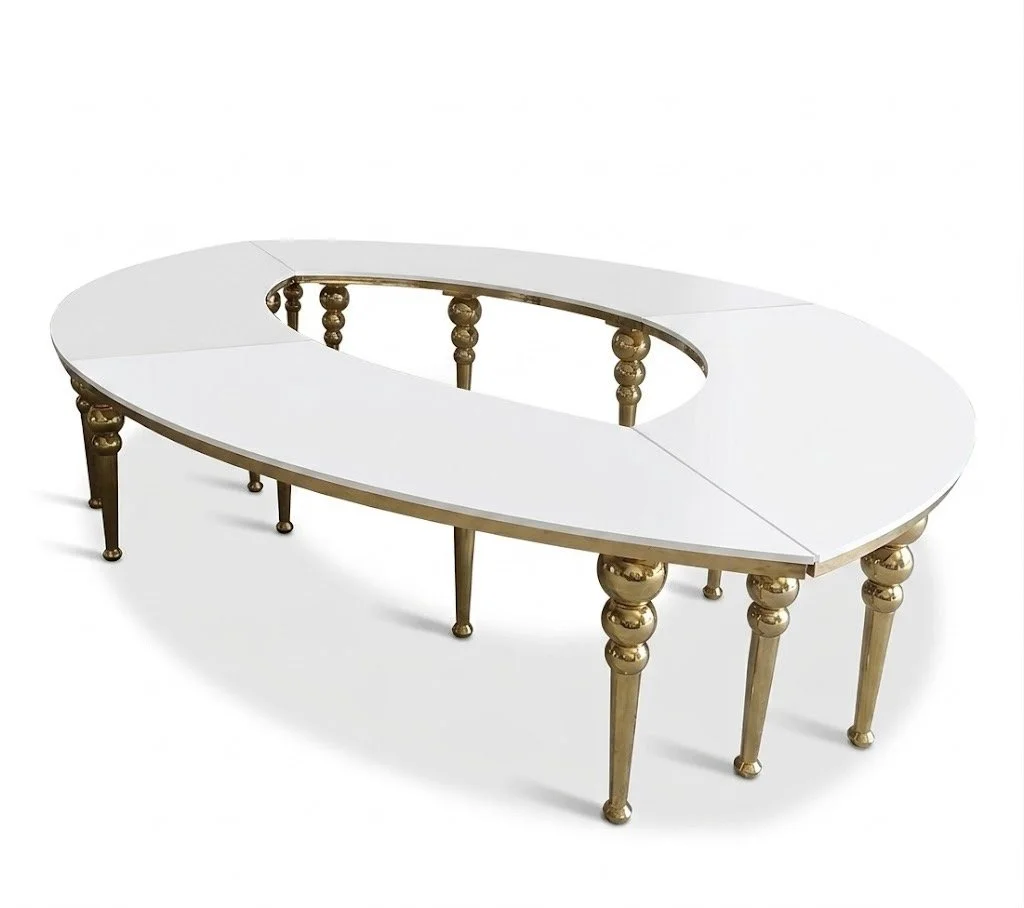 Elegant Crescent Table
