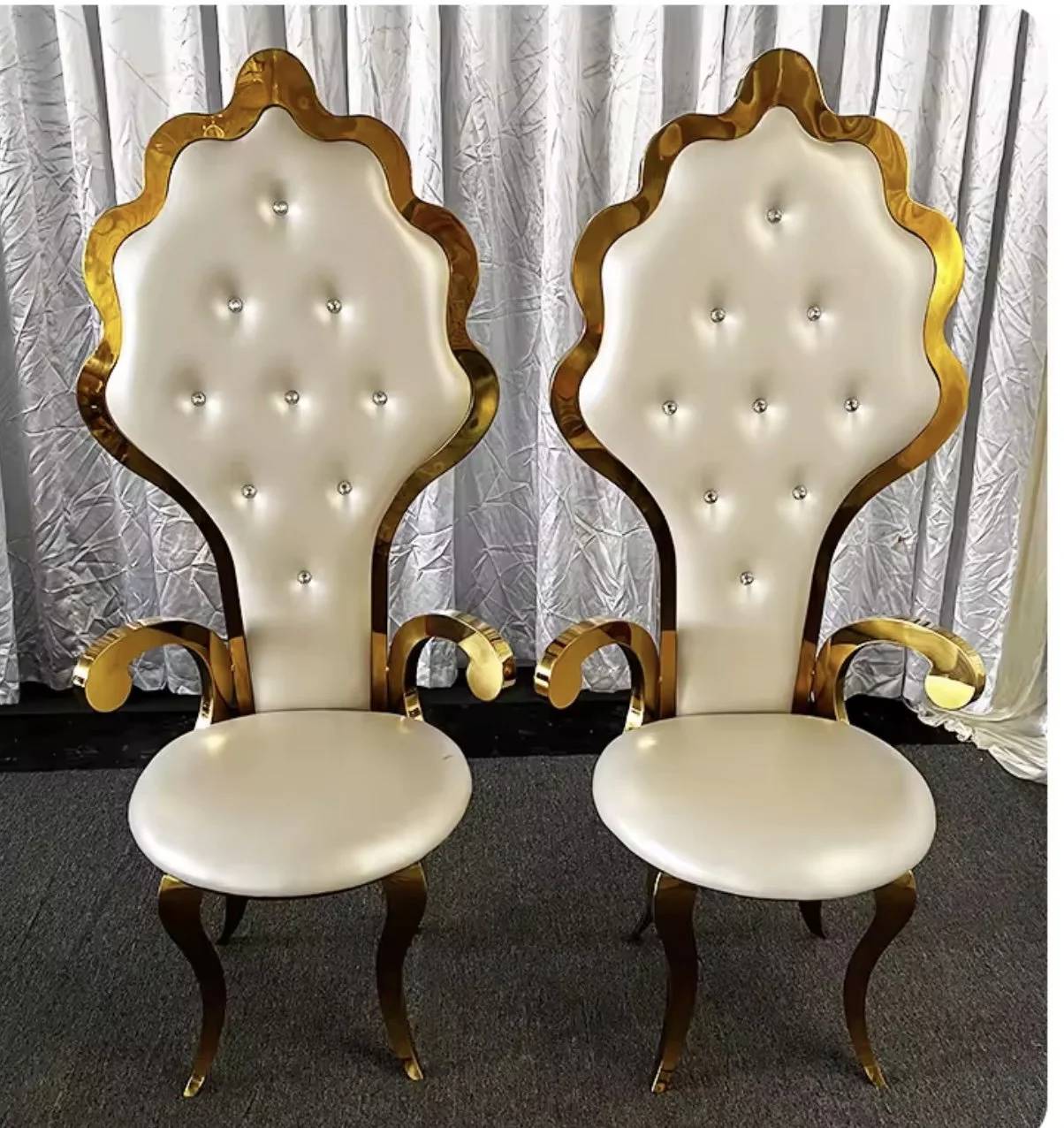 The Gold Scalloped Thrones