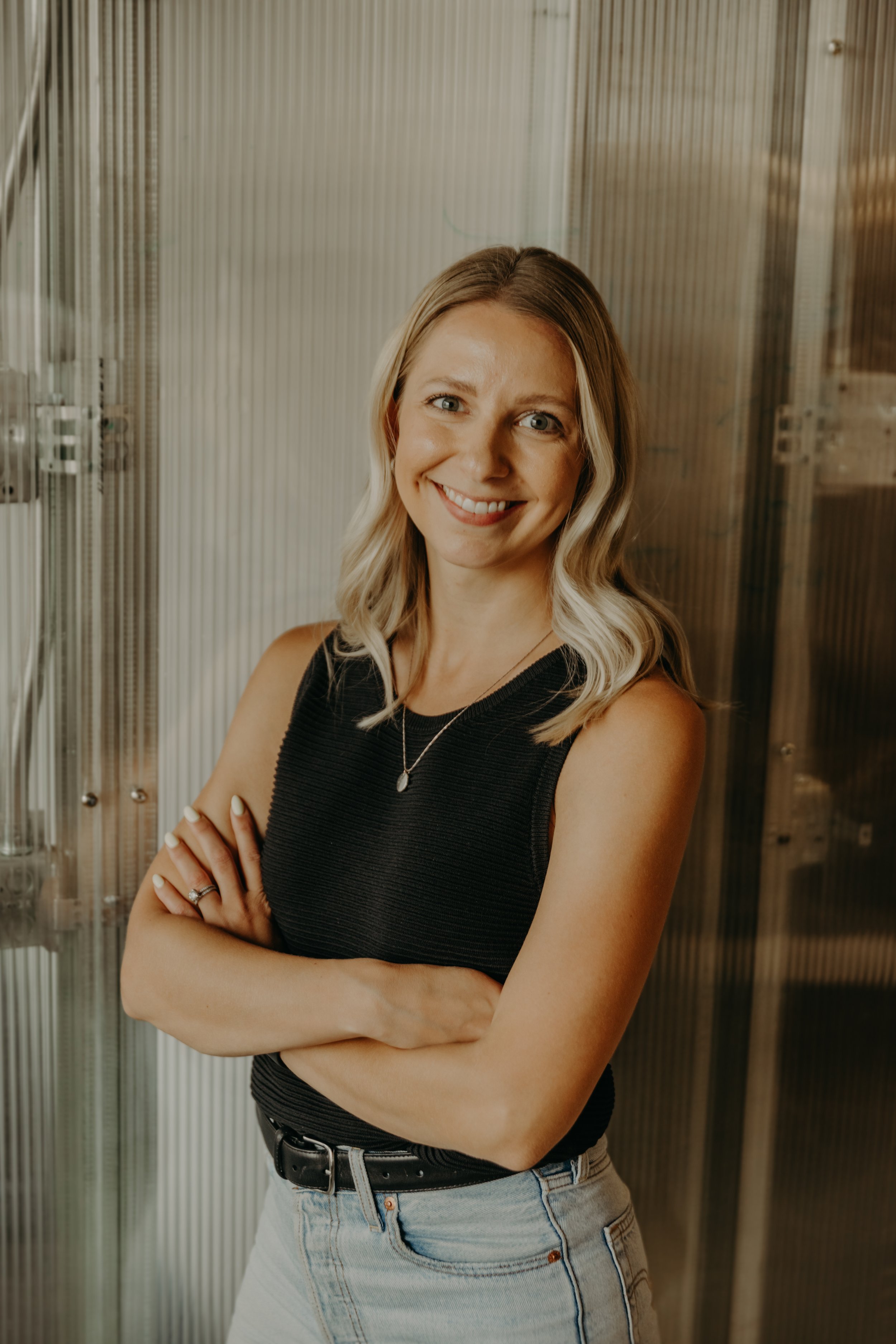 Professional corporate headshots for a business team in Calgary