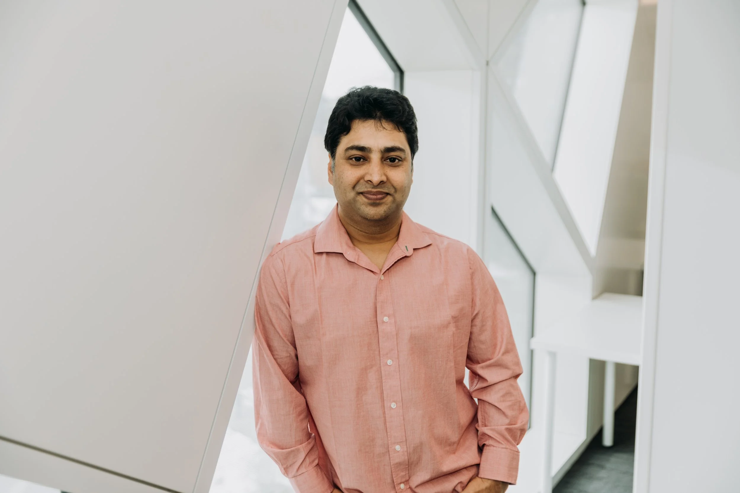 Professional corporate headshots for a business team in Calgary