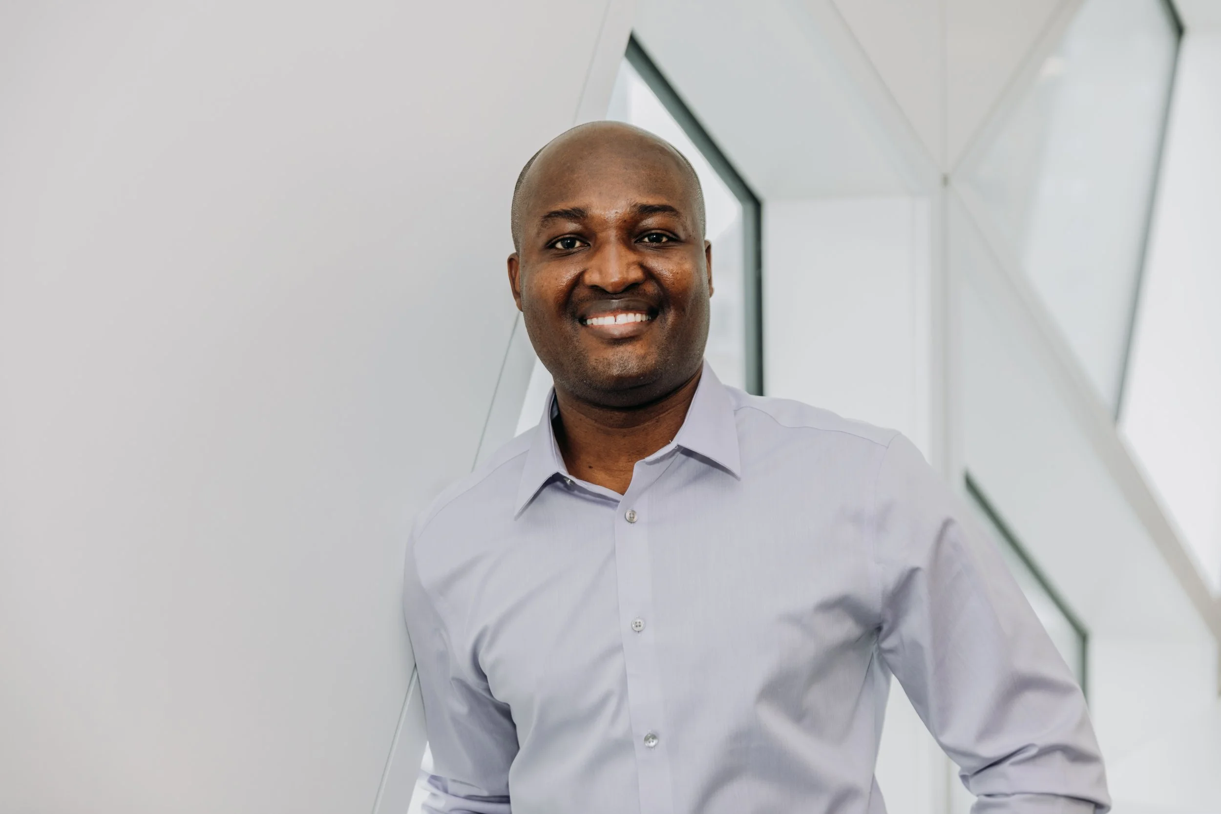 Professional corporate headshots for a business team in Calgary