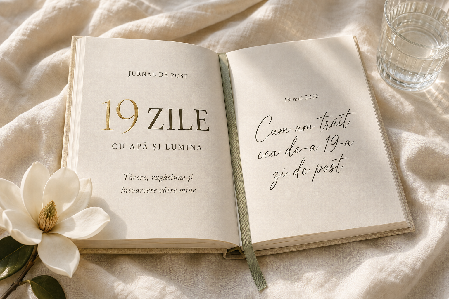 Ziua a 19-a, finalul postului luminat cu apă