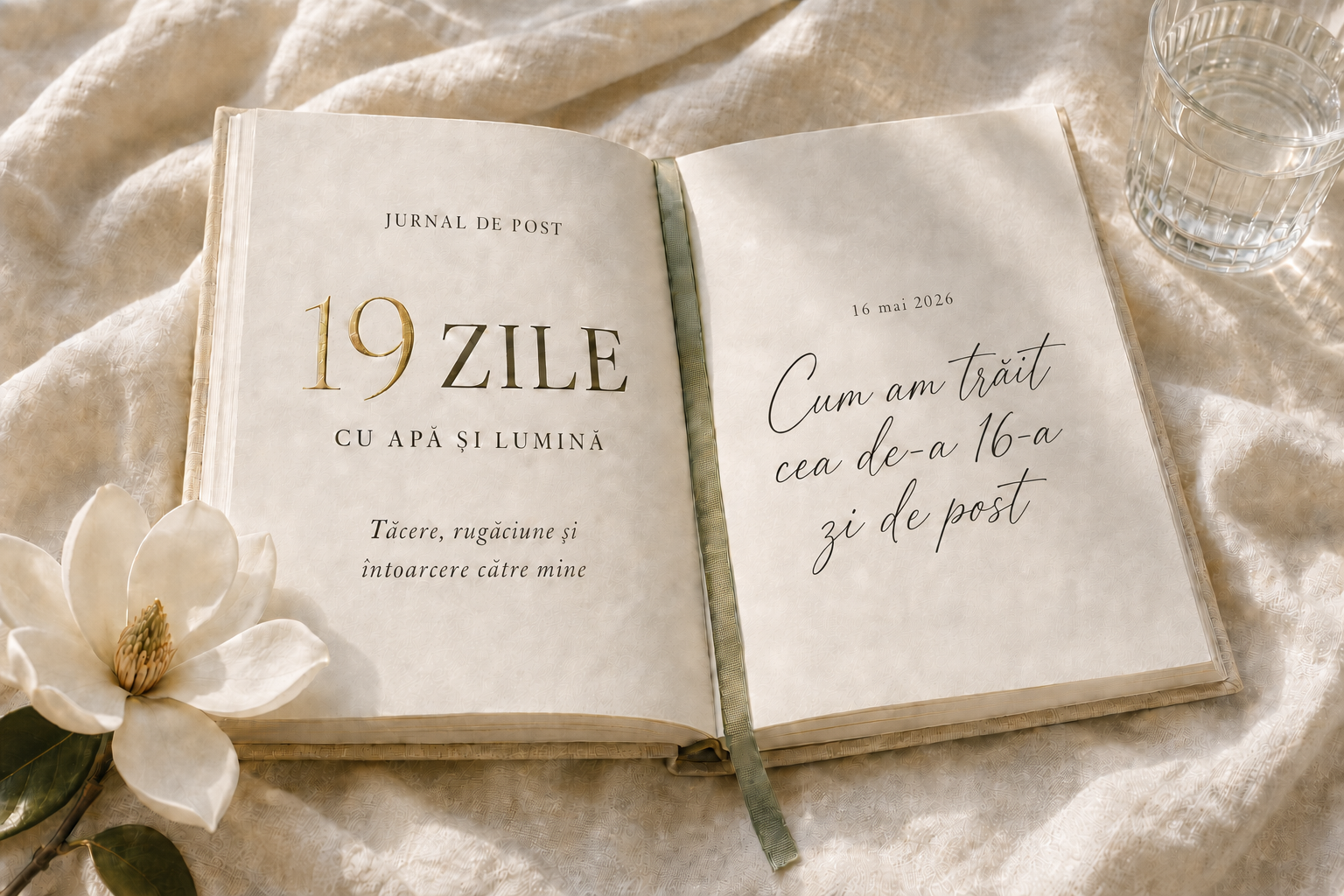 Ziua a 16-a de post luminat cu apă