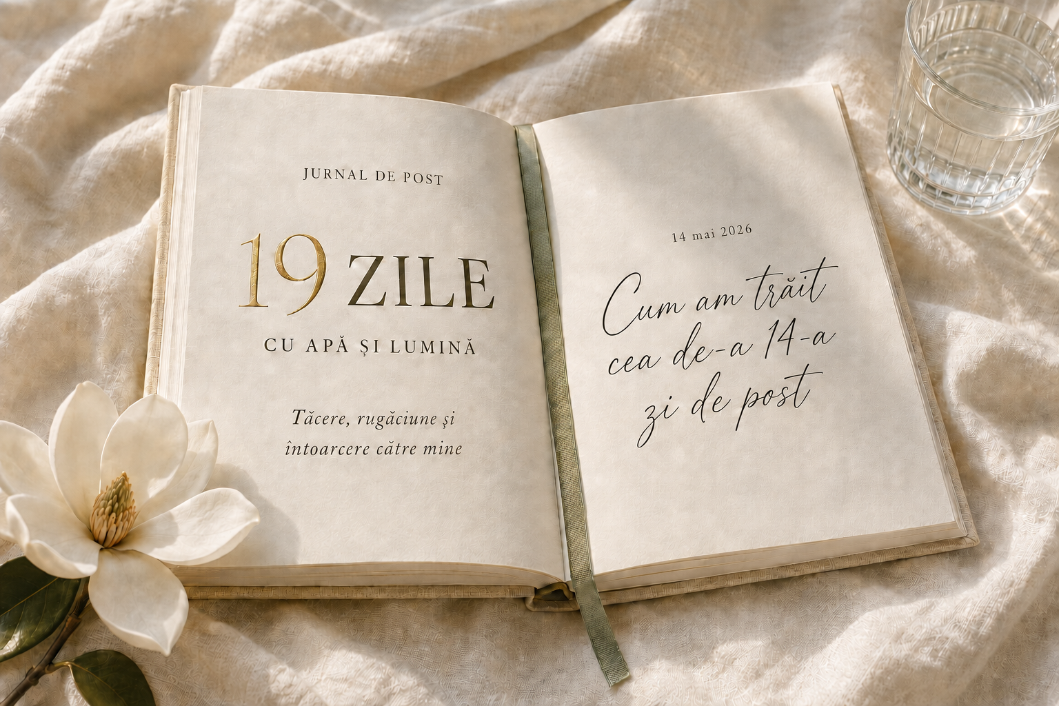 Ziua a 14-a de post luminat cu apă